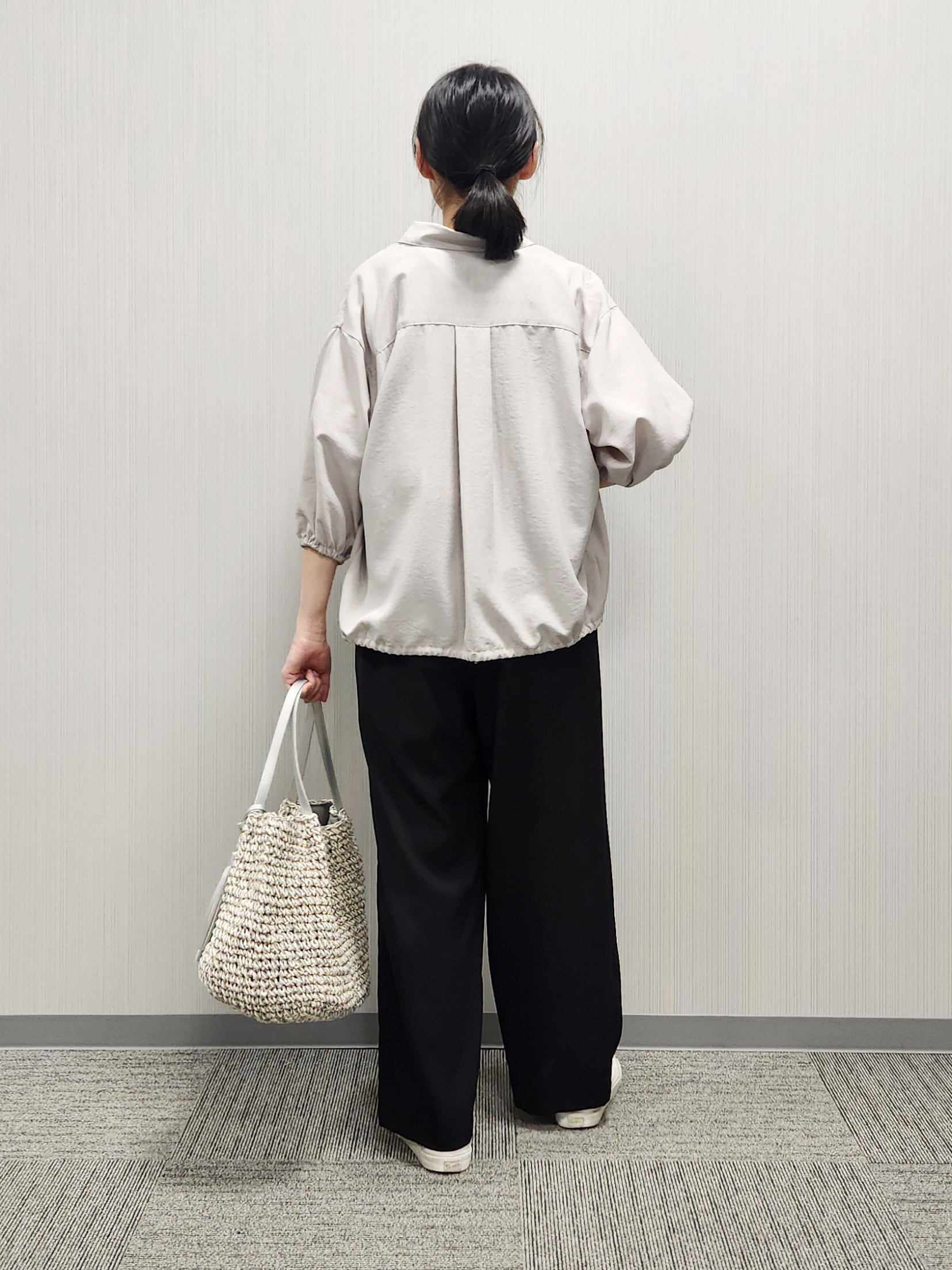 naraさんの「Dessin｜【UVカット/接触冷感】ドロストシャツブラウス」を使ったコーディネート