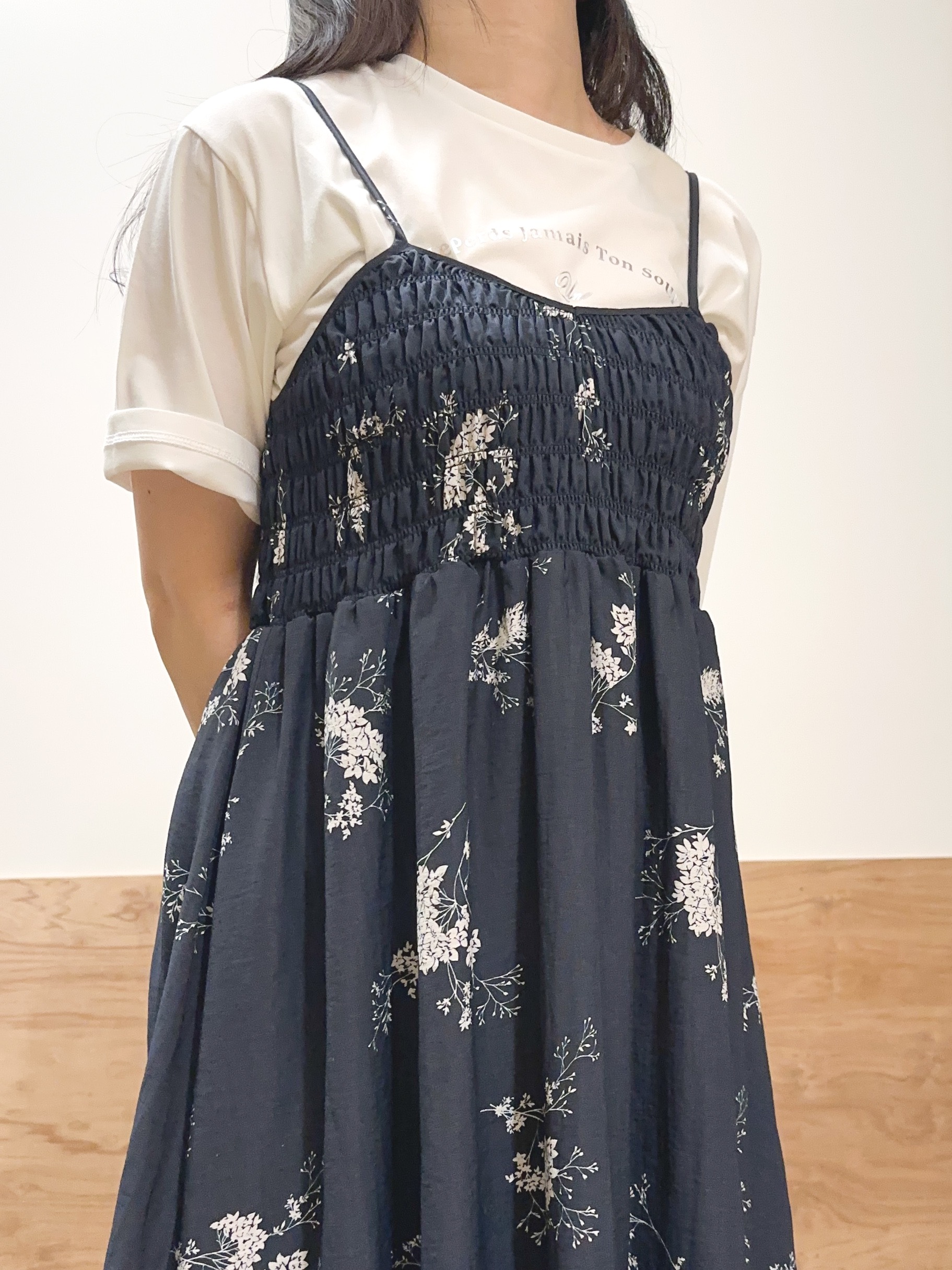 すーさんの「grove｜【UVカット/接触冷感】プリントアソート5分袖Tシャツ」を使ったコーディネート