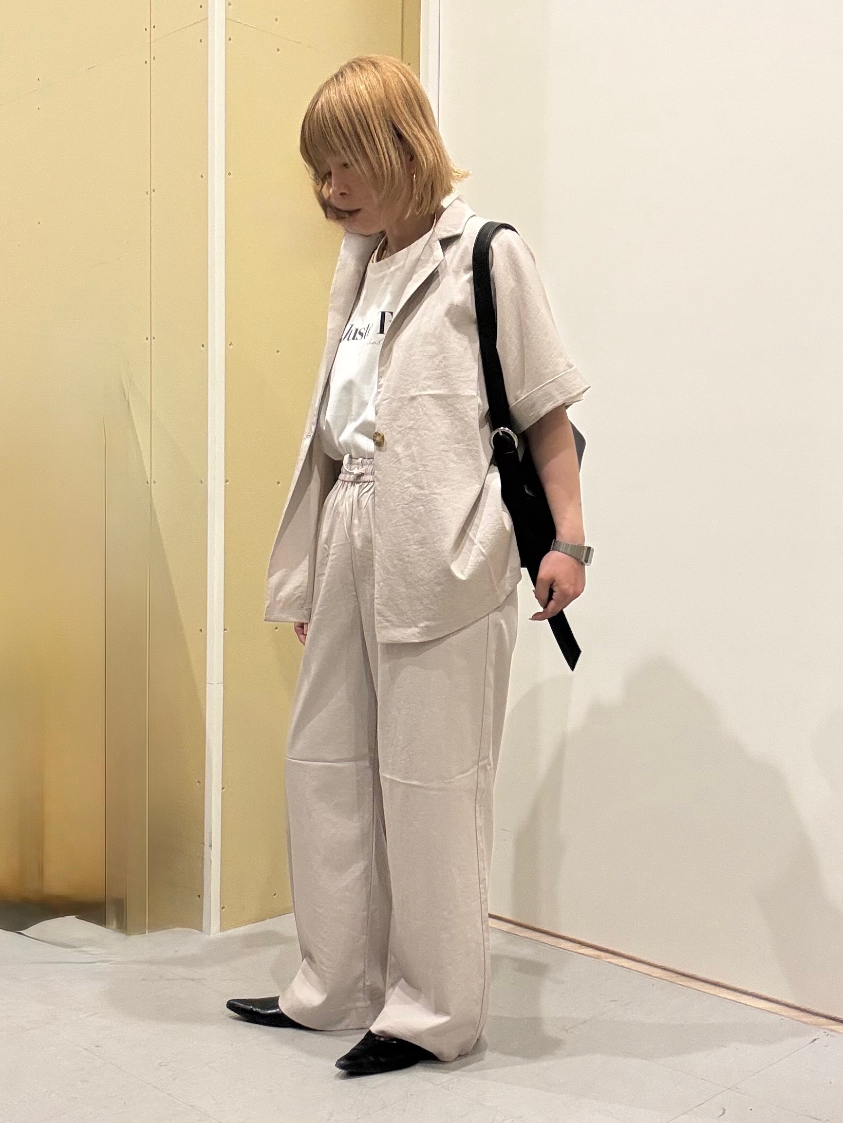 えみ子さんの「SHOO･LA･RUE｜【高レビュー/洗濯機可/セットアップ可】軽凛(かろりん) 半袖ジャケット」を使ったコーディネート