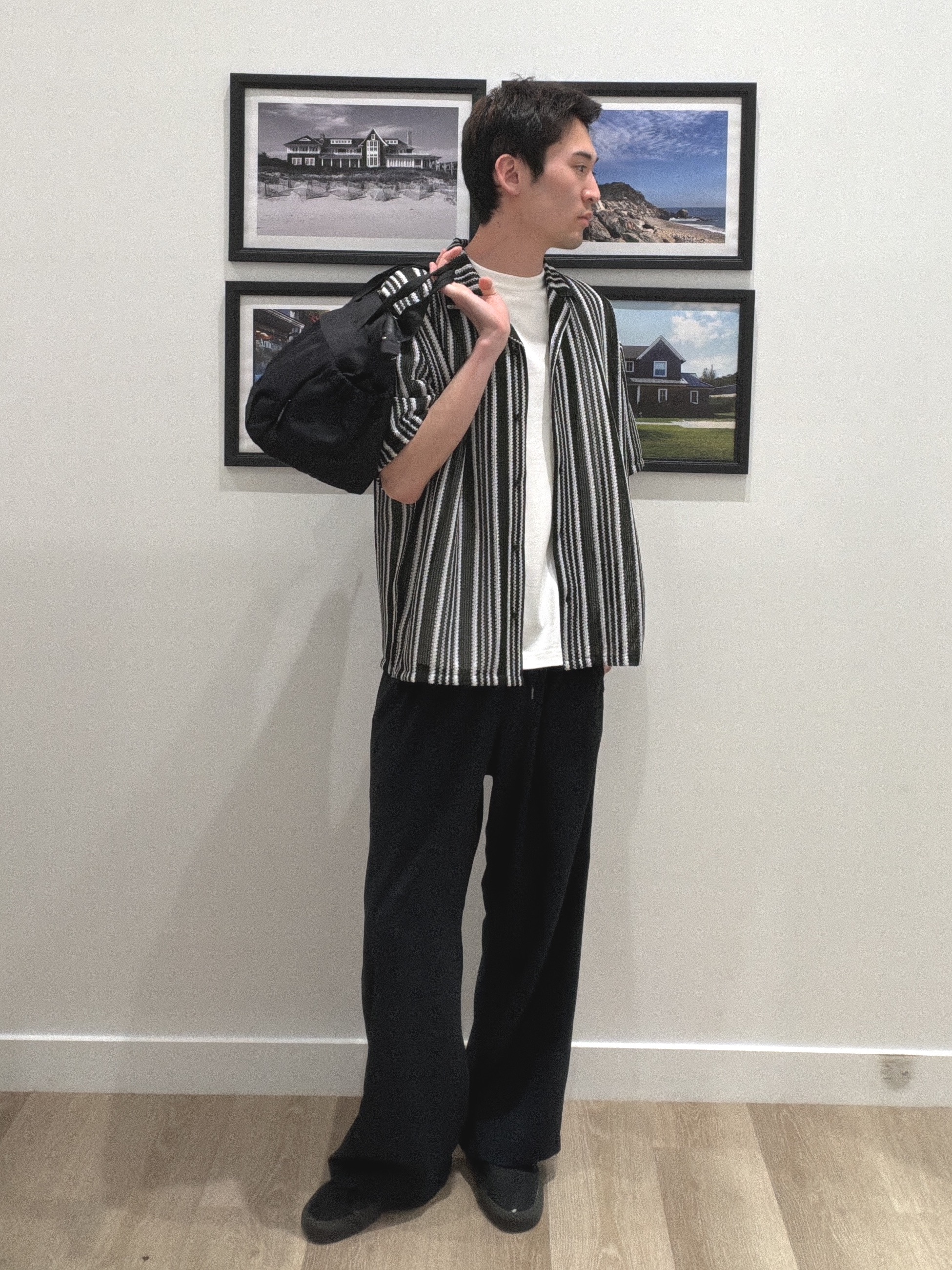 oikawaさんの「Dessin｜ストライプシャツ」を使ったコーディネート