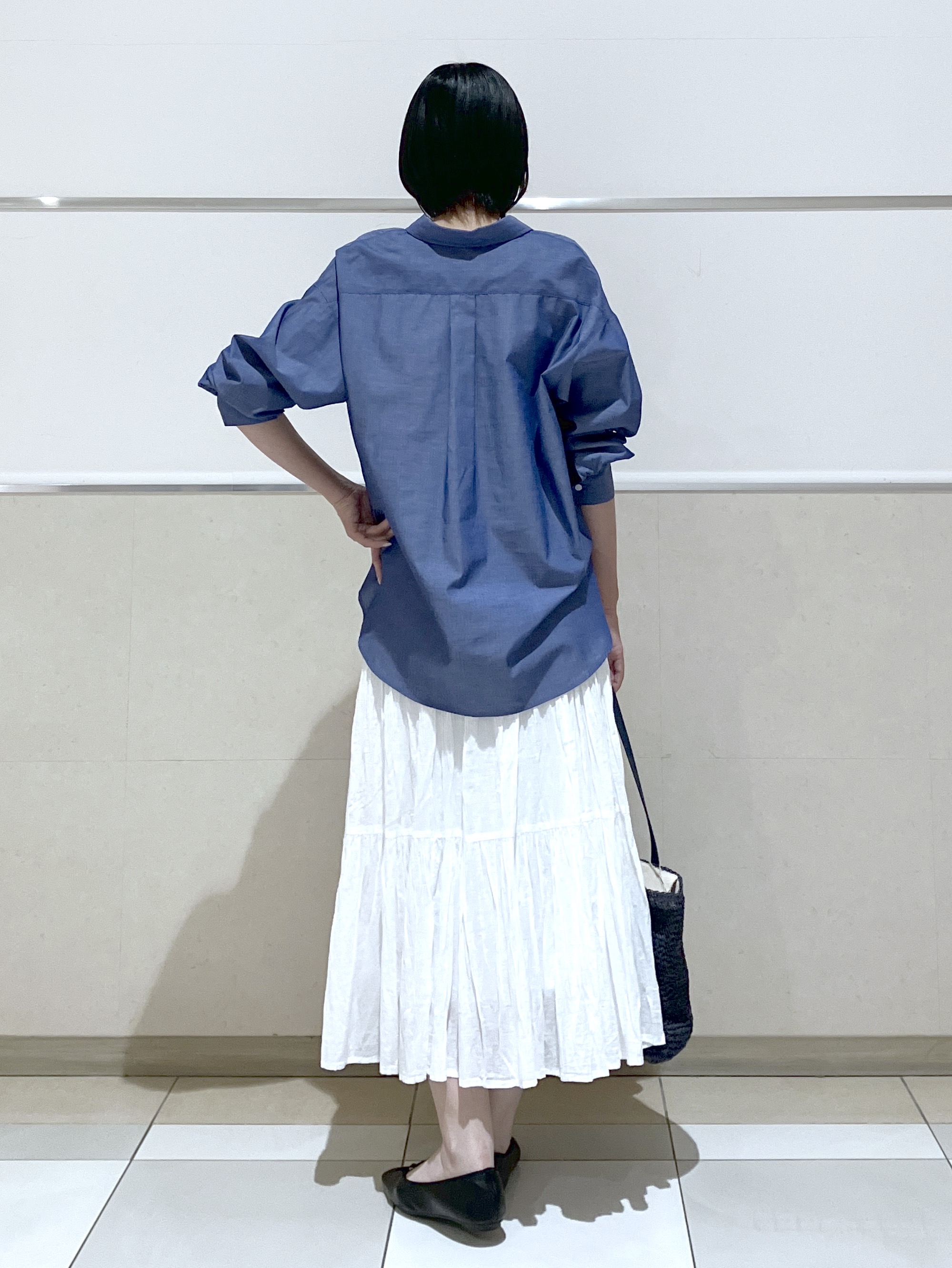 eriko さんの「Dessin｜【洗える】高密度ベーシックシャツ」を使ったコーディネート