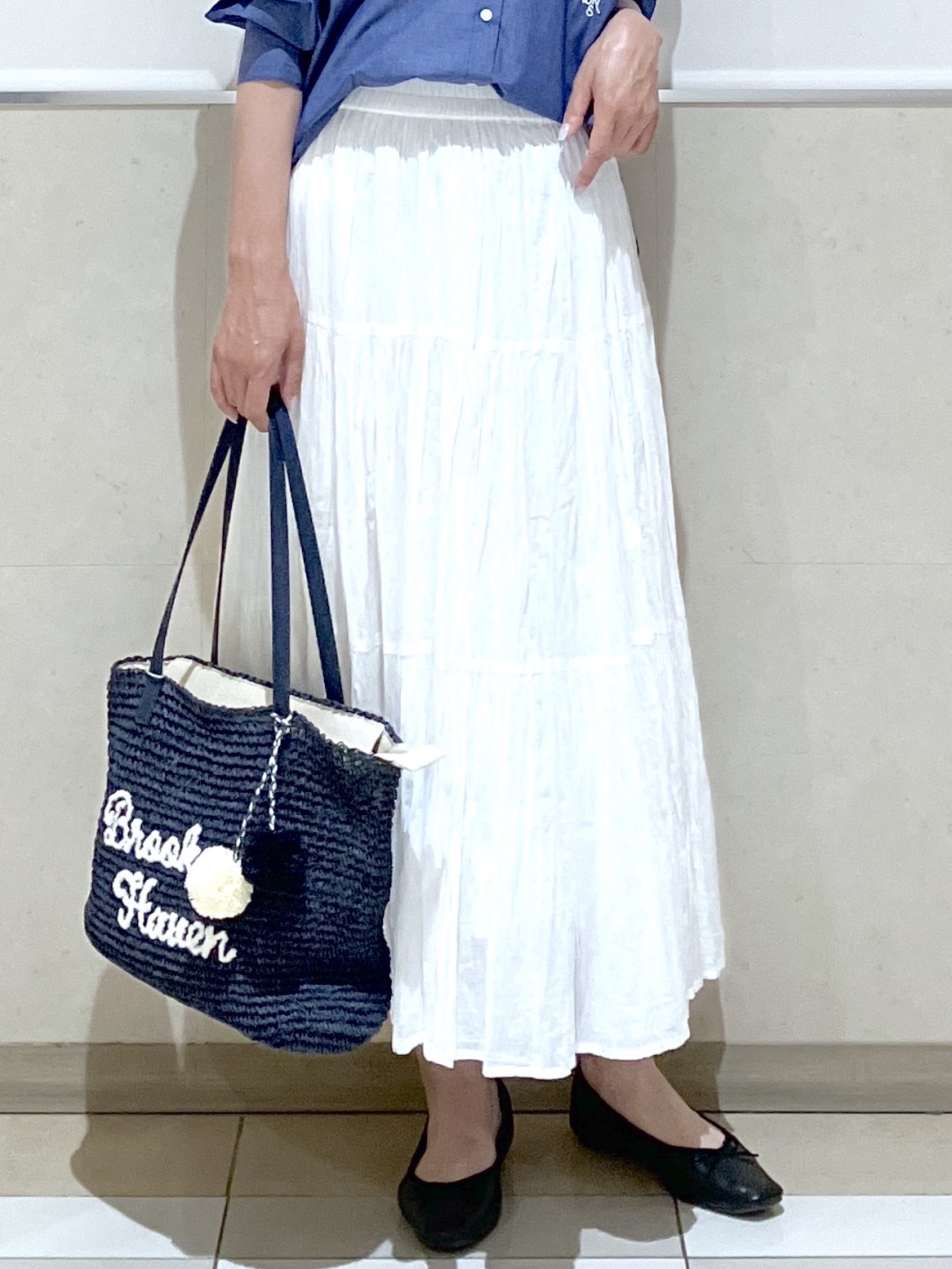 eriko さんの「Dessin｜【洗える】高密度ベーシックシャツ」を使ったコーディネート