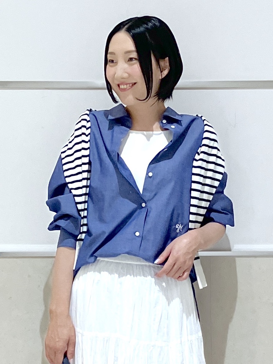 eriko さんの「Dessin｜【洗える】高密度ベーシックシャツ」を使ったコーディネート