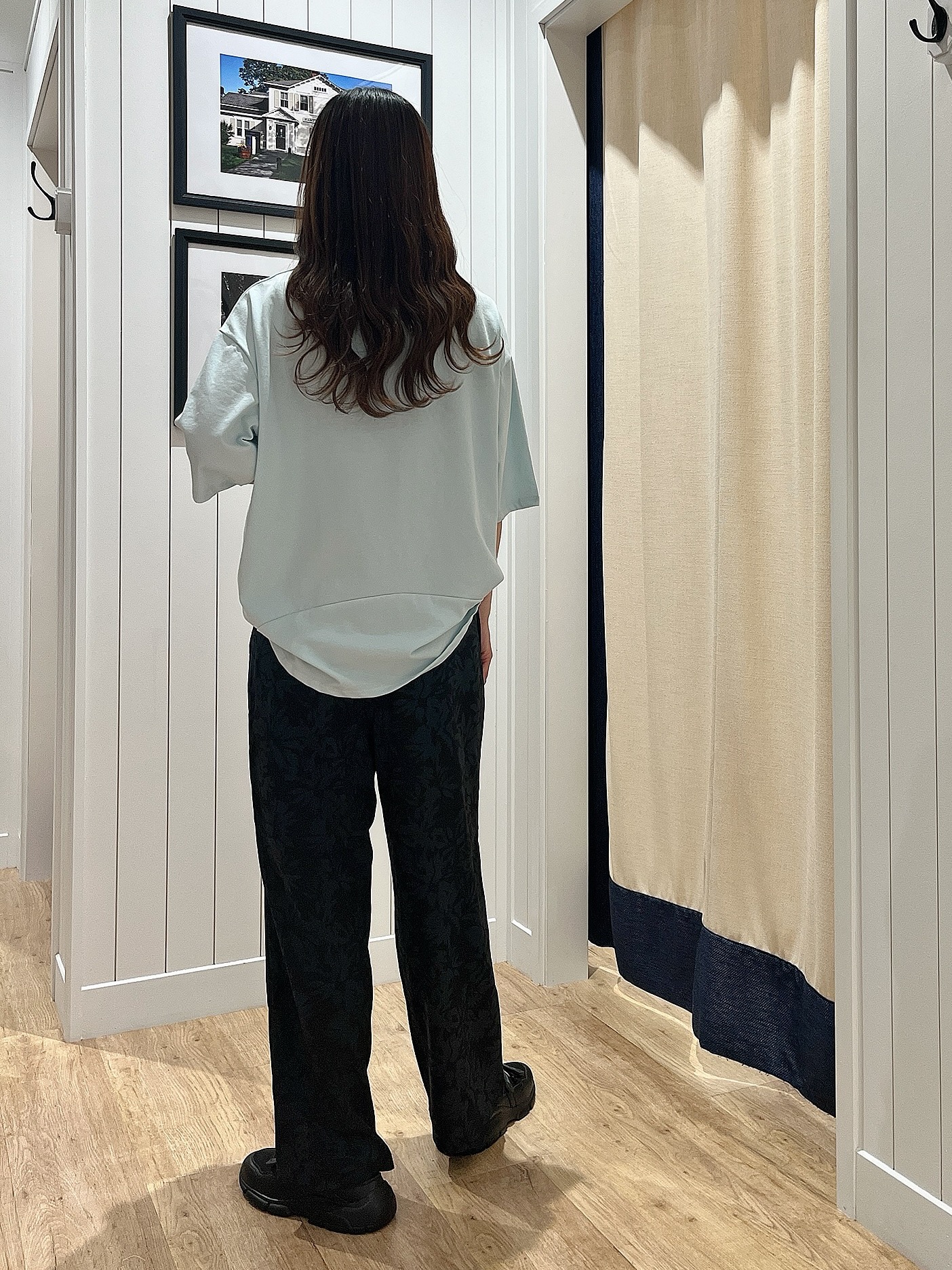 mihoさんの「Dessin｜【UVカット/接触冷感】プレーティングTシャツ」を使ったコーディネート