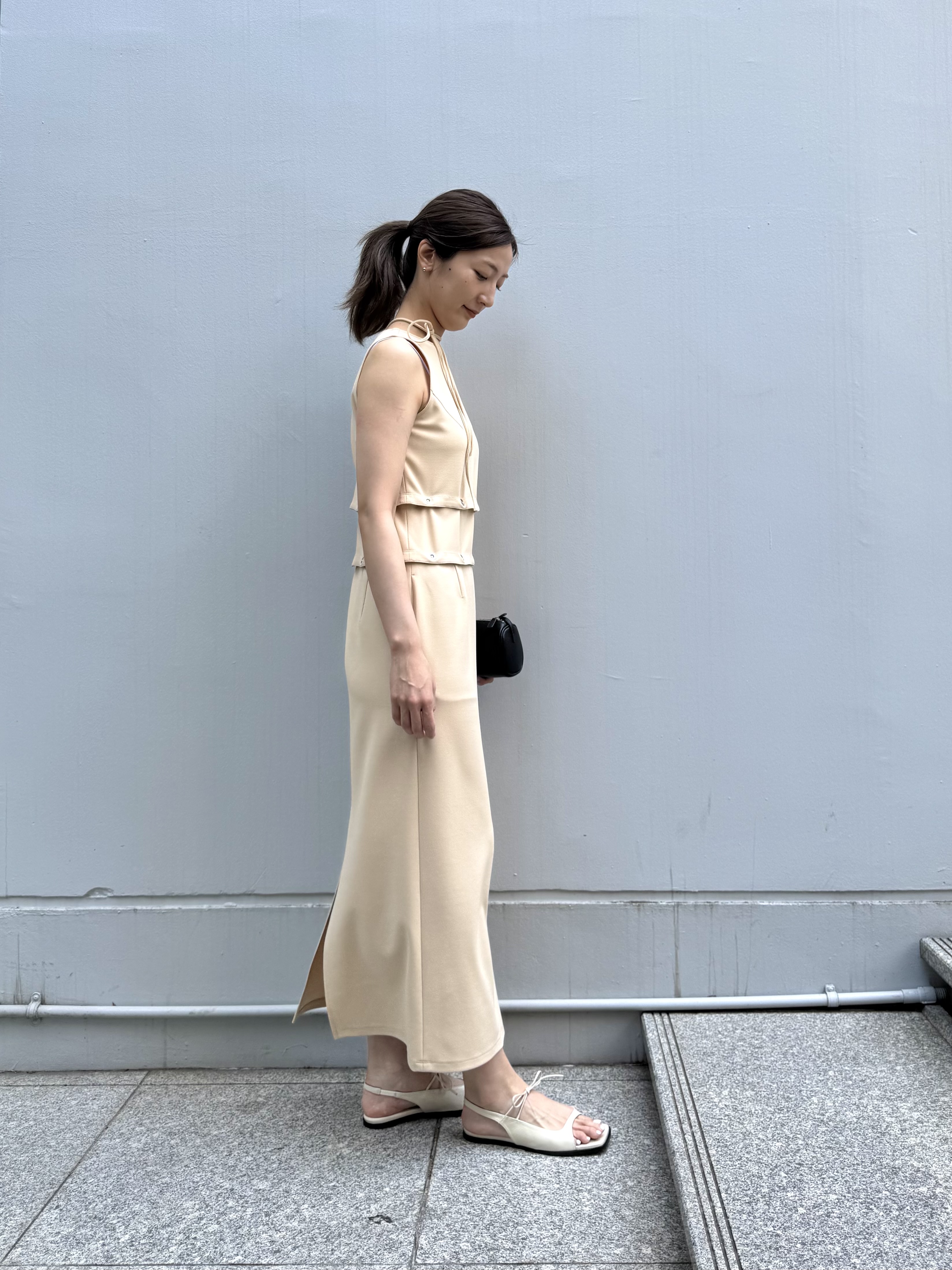 uchi__yamaさんの「CODE A｜modular split dress」を使ったコーディネート