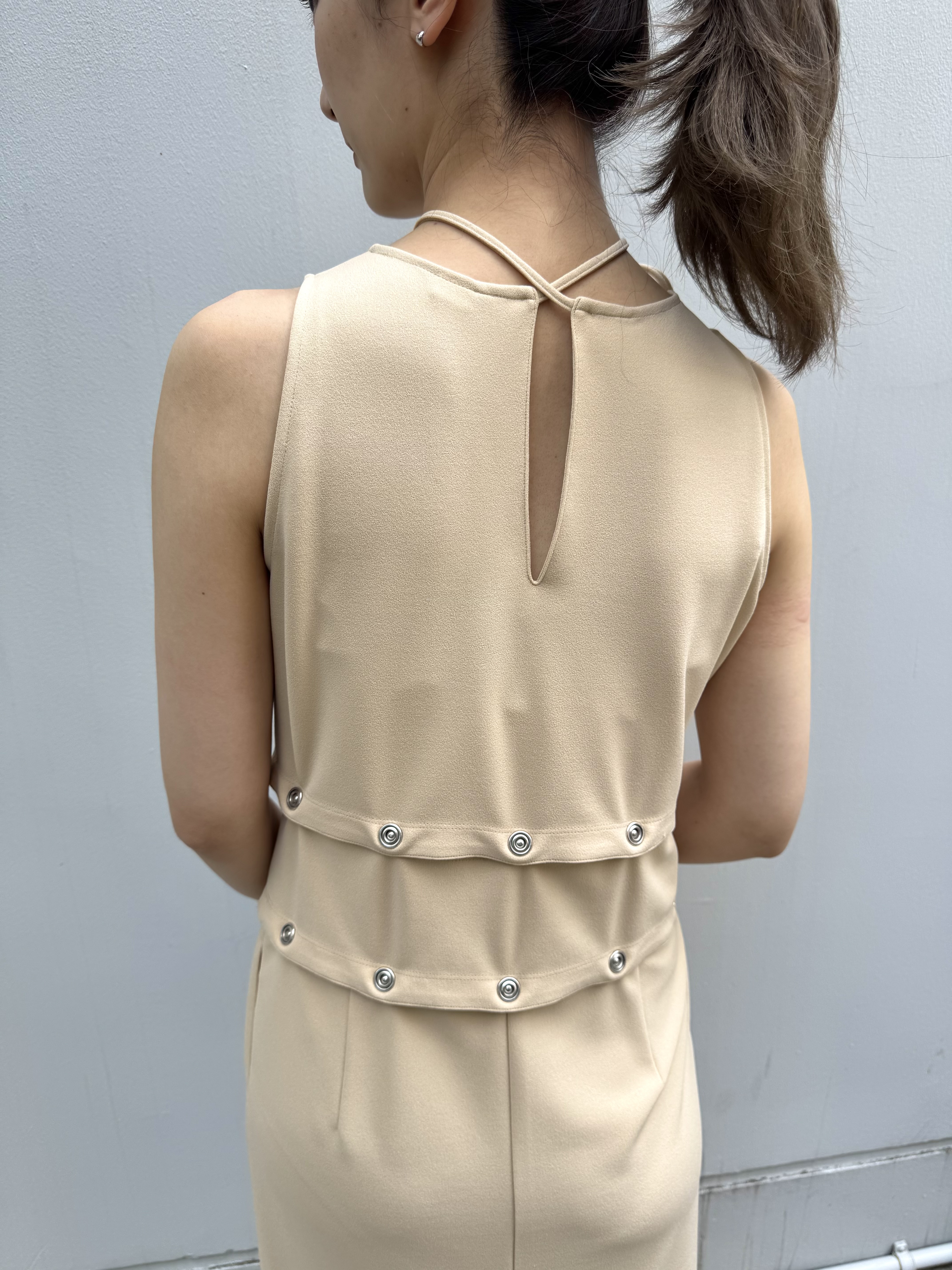 uchi__yamaさんの「CODE A｜modular split dress」を使ったコーディネート
