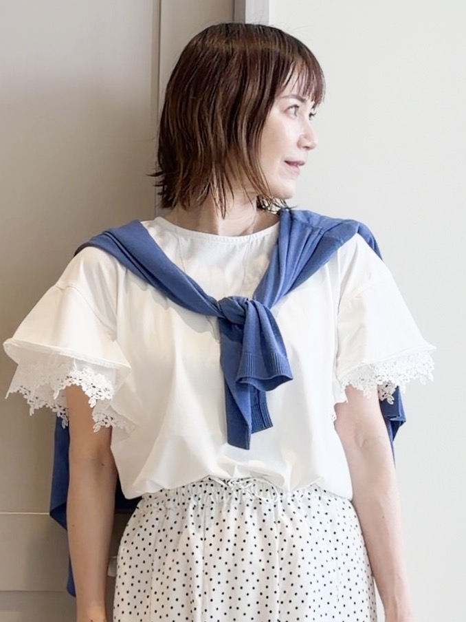 yamakoさんの「grove｜高評価！【UVカット】ベーシックショートカーディガン」を使ったコーディネート