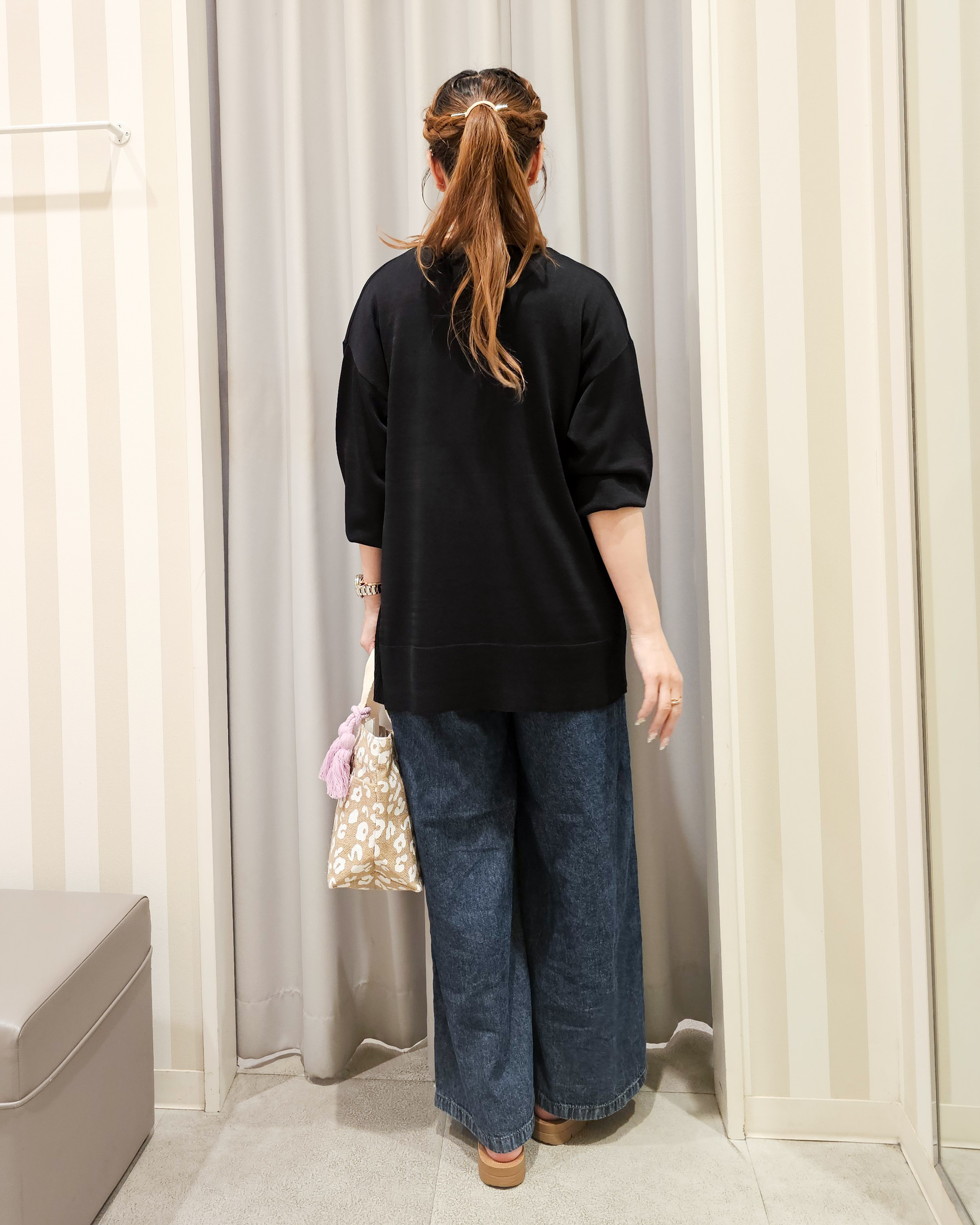 ゆゆさんの「SHOO･LA･RUE｜【洗濯機可/UV】さらっとしたタッチが心地よい ミドルカーディガン」を使ったコーディネート