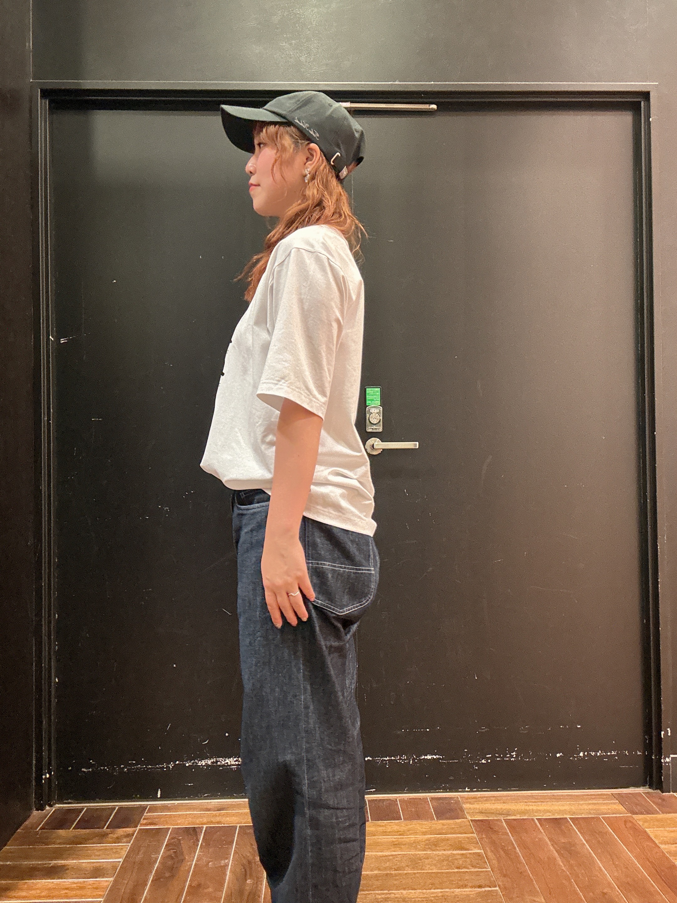 ヒナさんの「TAKEO KIKUCHI｜【BOWLER HAT LABEL】クールデオドラントジャージ ハットスタイルス 半袖Tシャツ」を使ったコーディネート