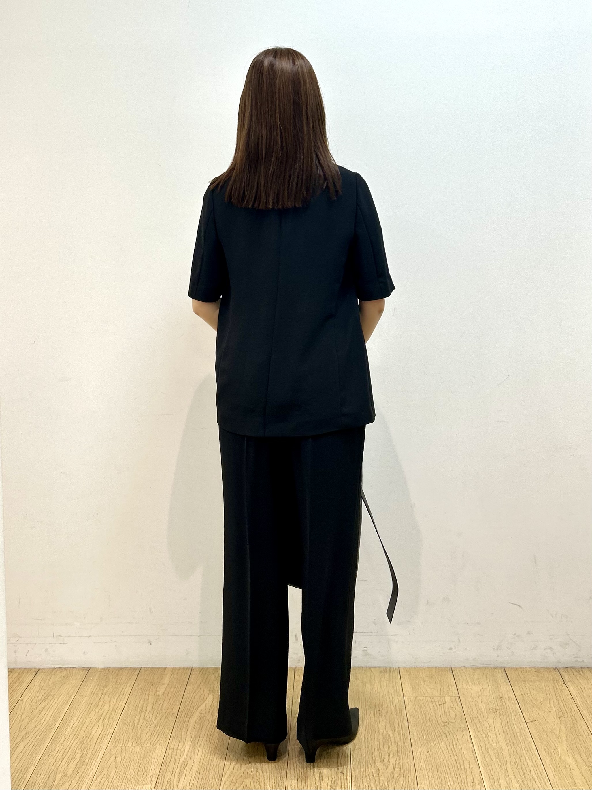 kozueさんの「INDIVI｜【着る日傘】ハーフスリーブダブルジャケット」を使ったコーディネート