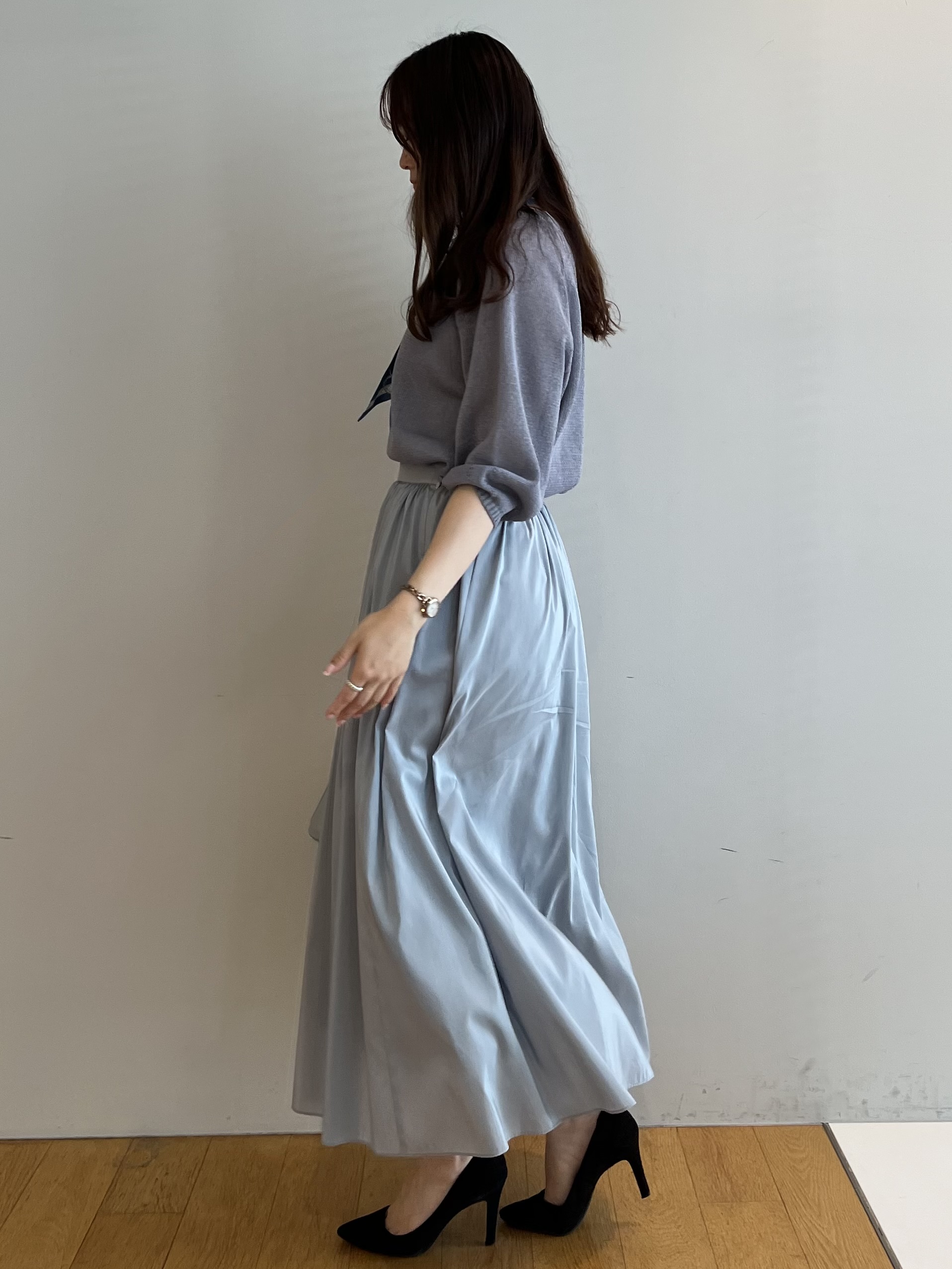 Saekoさんの「UNTITLED｜【洗える/ゆったり】クルーネックドライニット」を使ったコーディネート