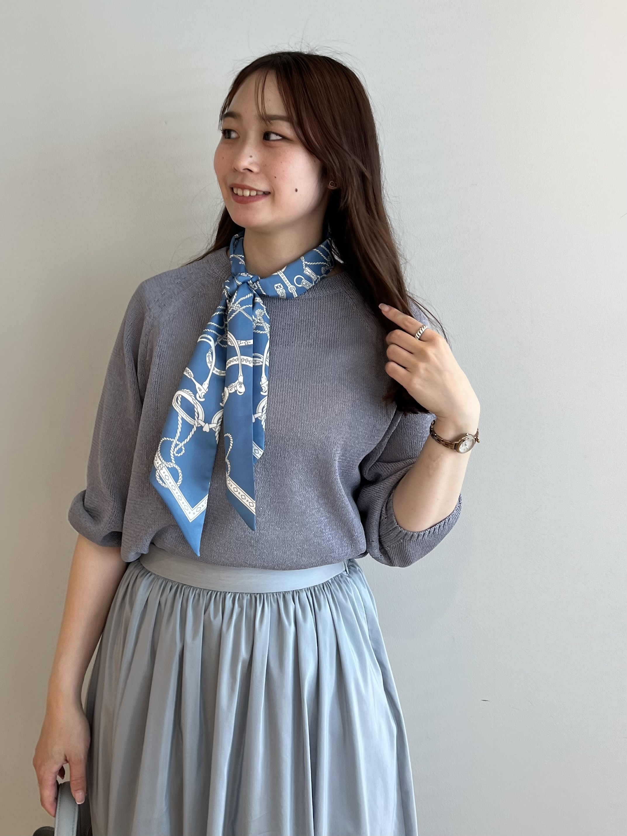 Saekoさんの「UNTITLED｜【洗える/ゆったり】クルーネックドライニット」を使ったコーディネート