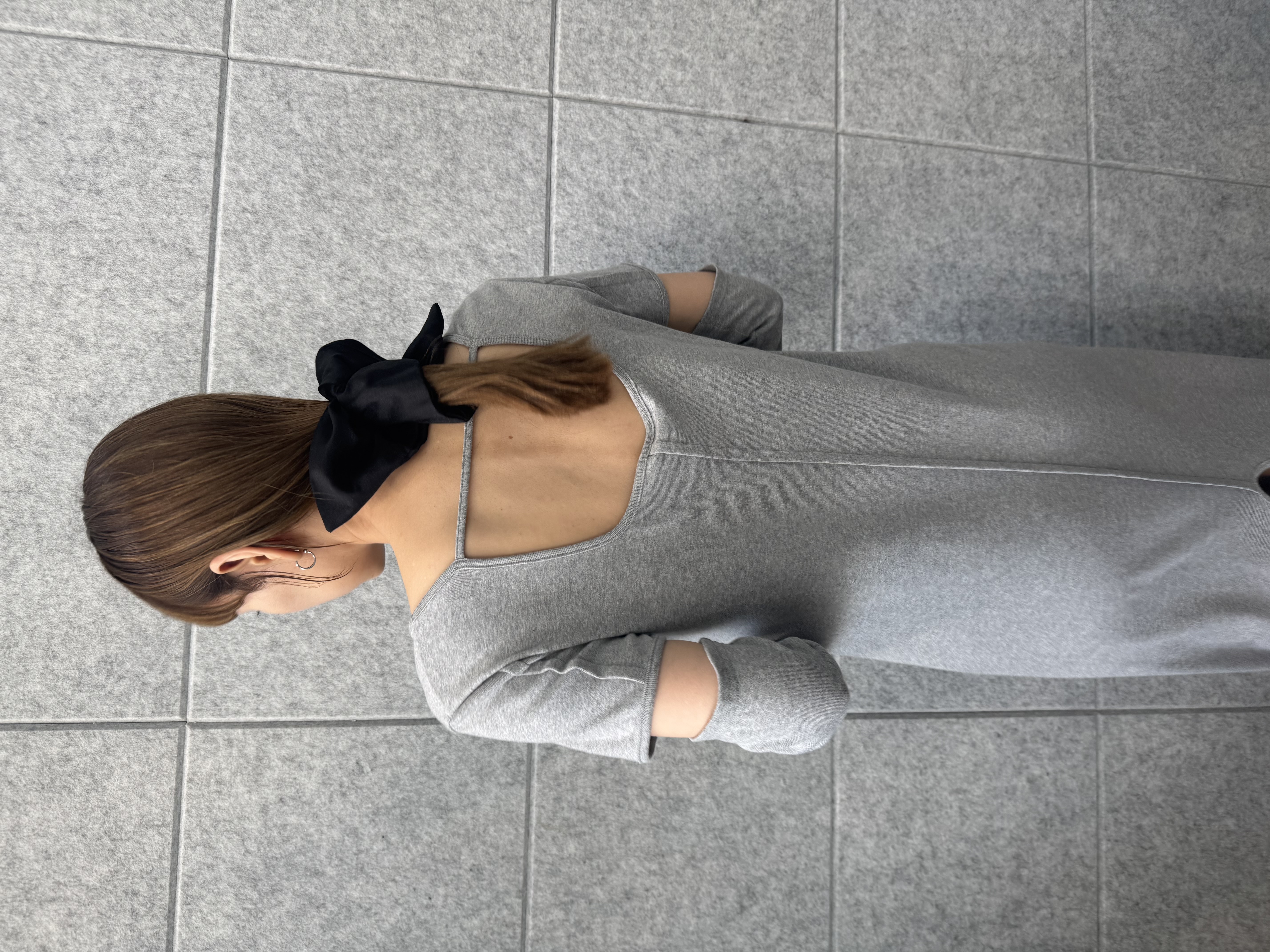 designer yukaさんの「CODE A｜arm cover square neck dress」を使ったコーディネート