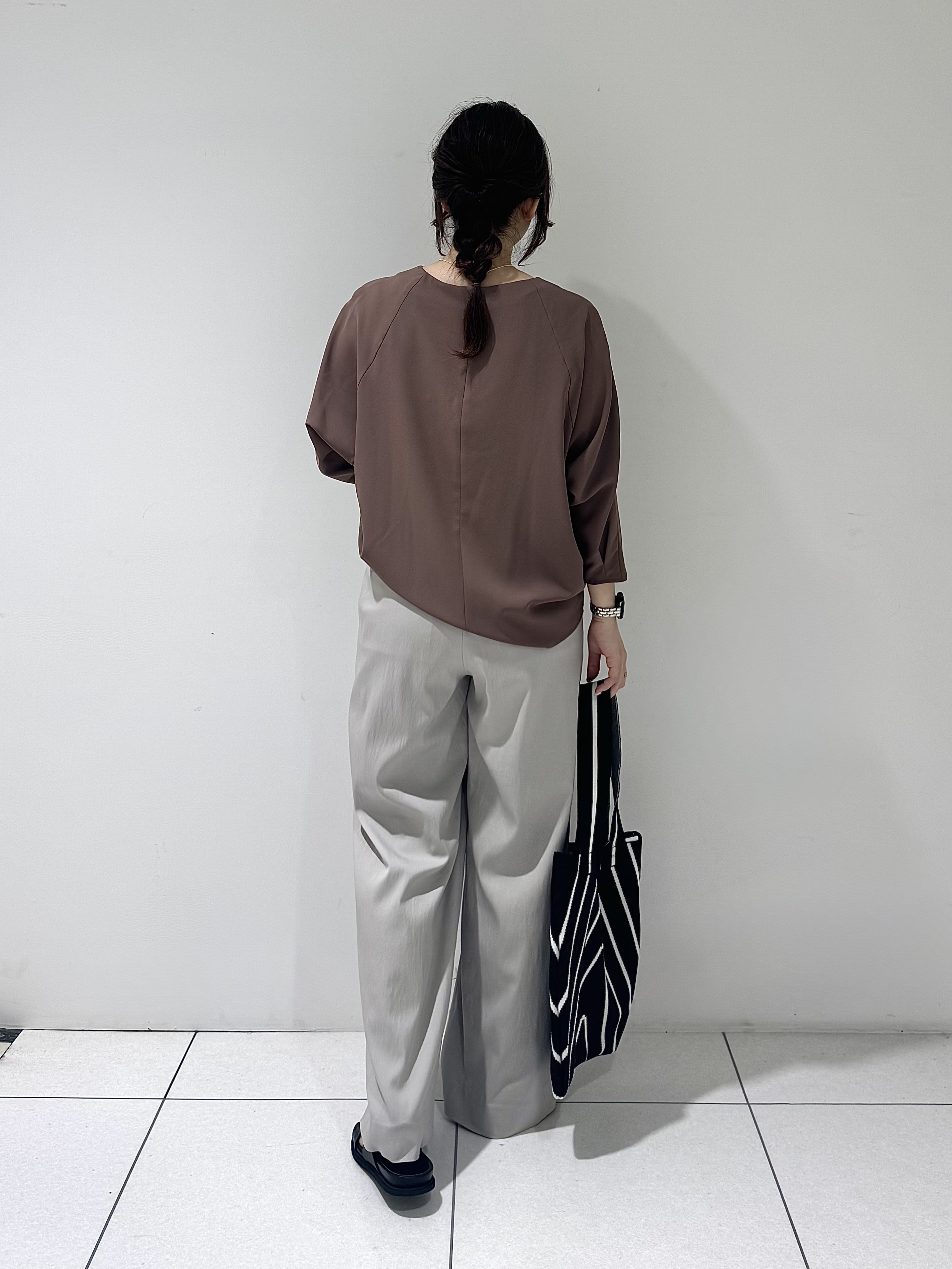 そんさんの「INDIVI｜【接触冷感／透湿／着る日傘】ドルマントップス」を使ったコーディネート