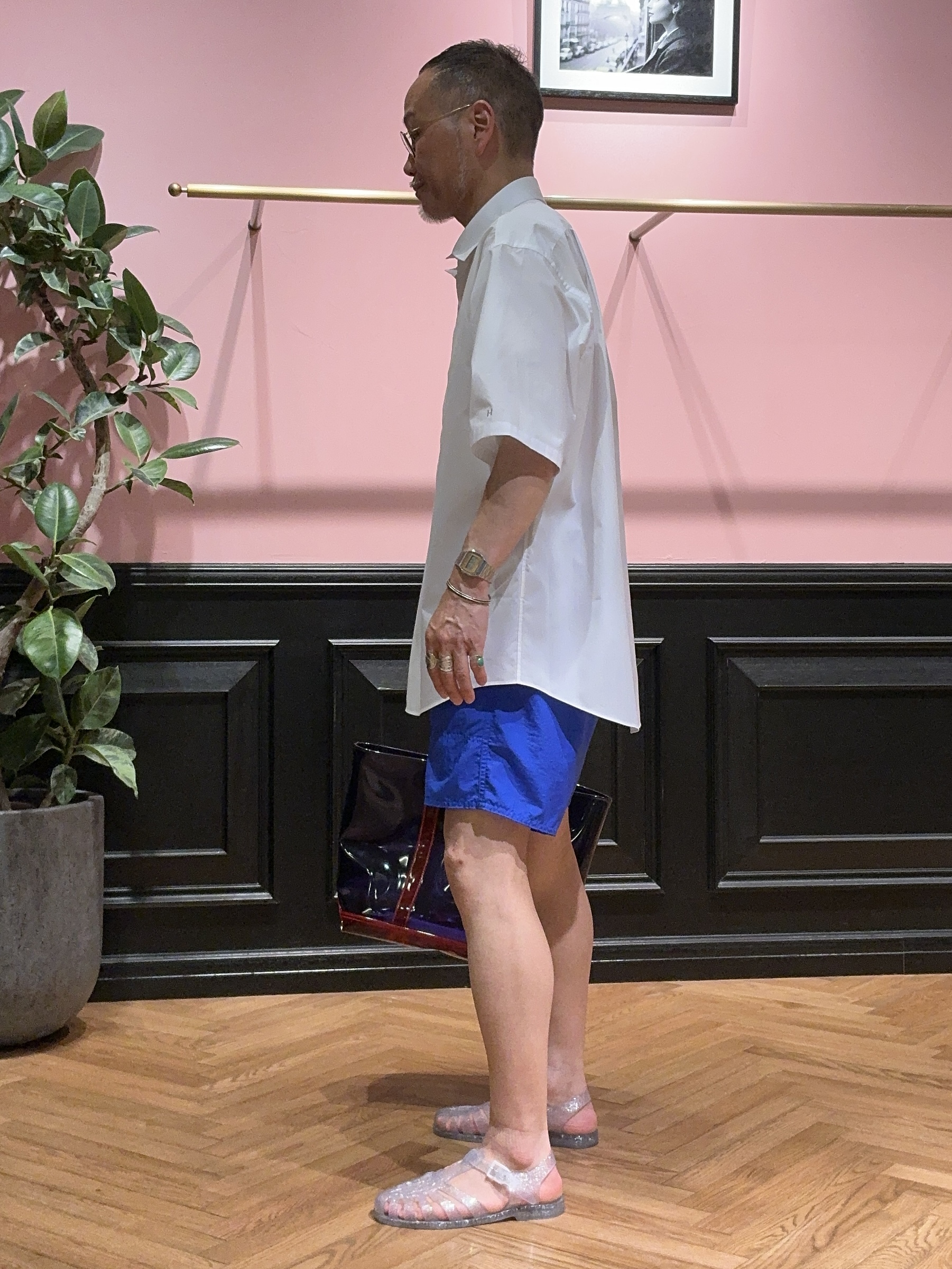 torigoeさんの「DRESSTERIOR｜【干場義雅&times;DRESSTERIOR/再入荷】シドグラスシャツ」を使ったコーディネート