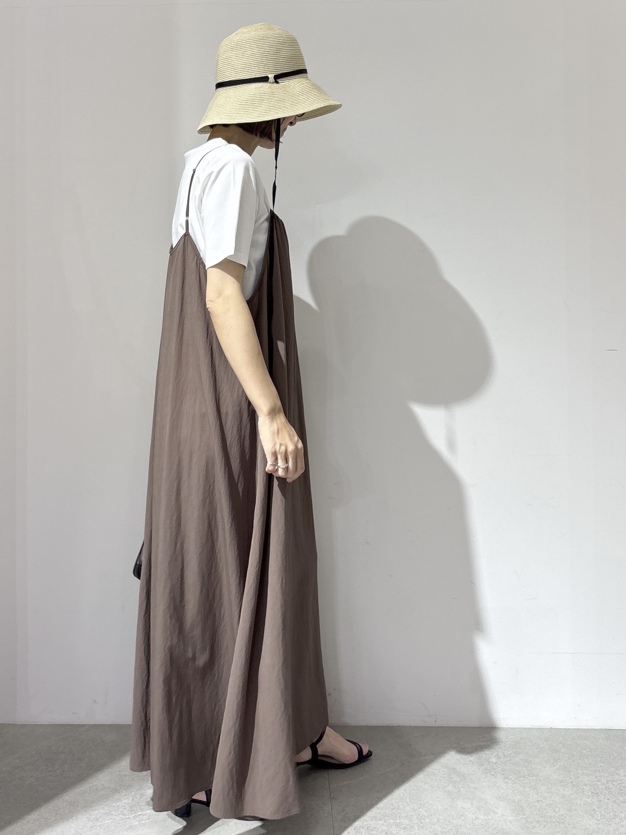 NAKAさんの「OPAQUE.CLIP｜ベーシックTシャツ／オーガニックコットン混【洗濯機OK】」を使ったコーディネート