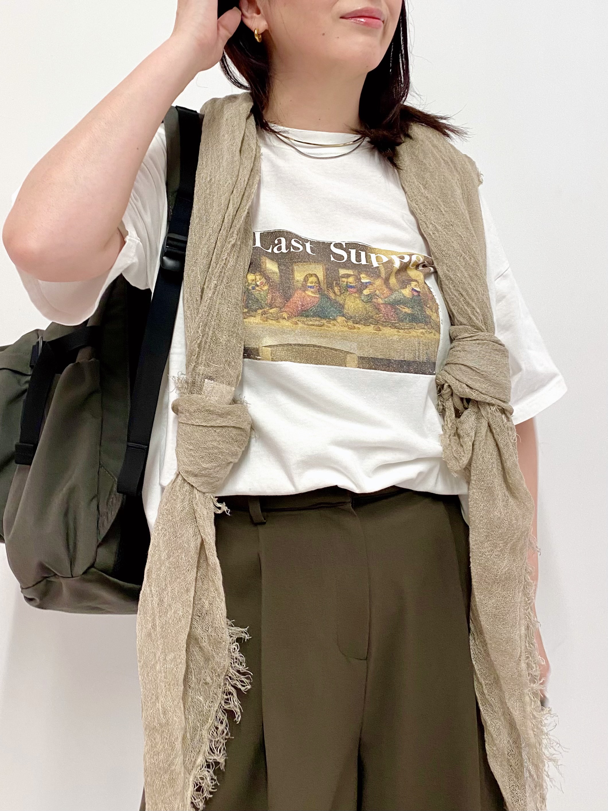Sawaguchiさんの「DRESSTERIOR｜【接触冷感】イージーケアー クールタッチ ワイドパンツ」を使ったコーディネート
