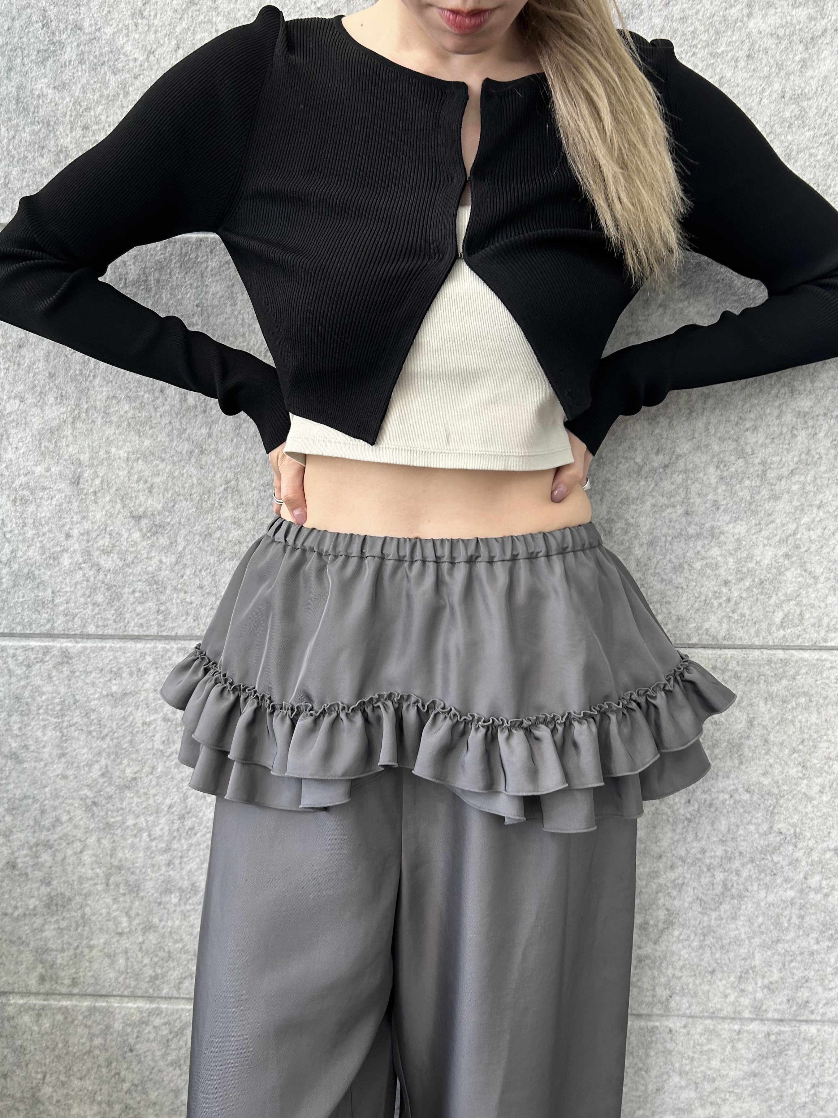 honoka Aさんの「CODE A｜【Re】stretch hook cardigan」を使ったコーディネート