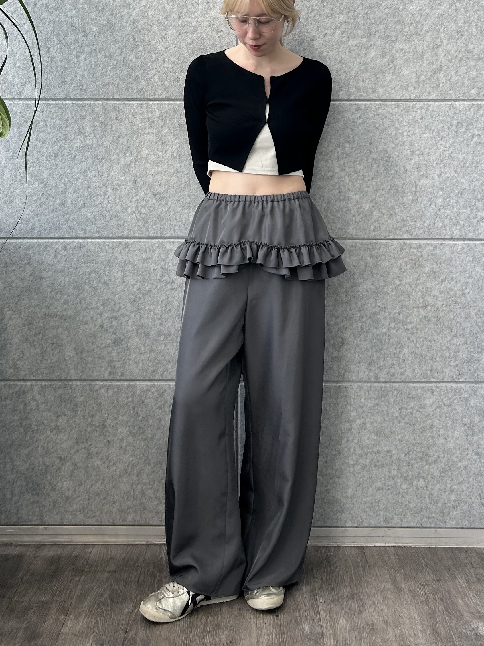 honoka Aさんの「CODE A｜【Re】stretch hook cardigan」を使ったコーディネート