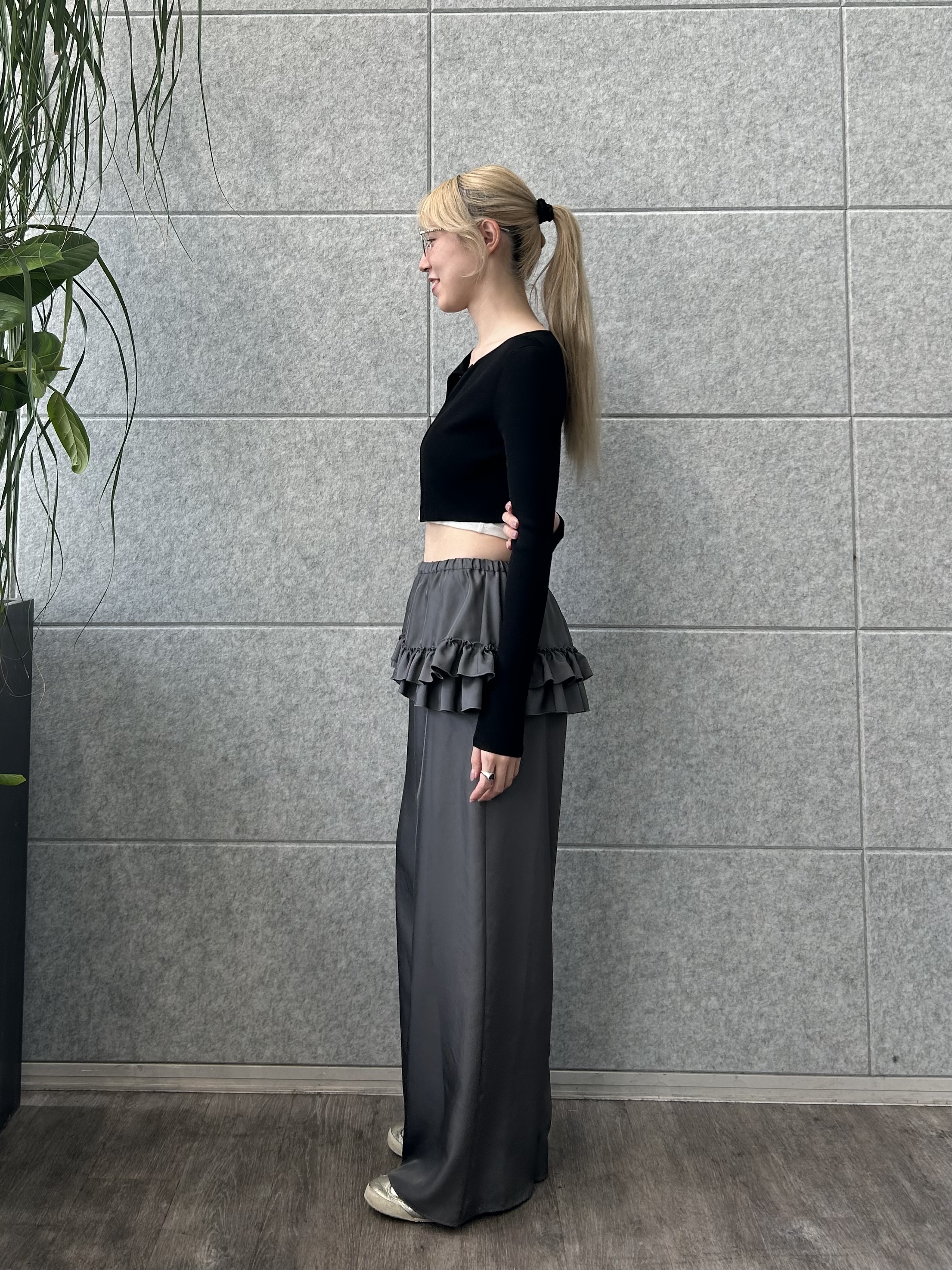 honoka Aさんの「CODE A｜【Re】stretch hook cardigan」を使ったコーディネート
