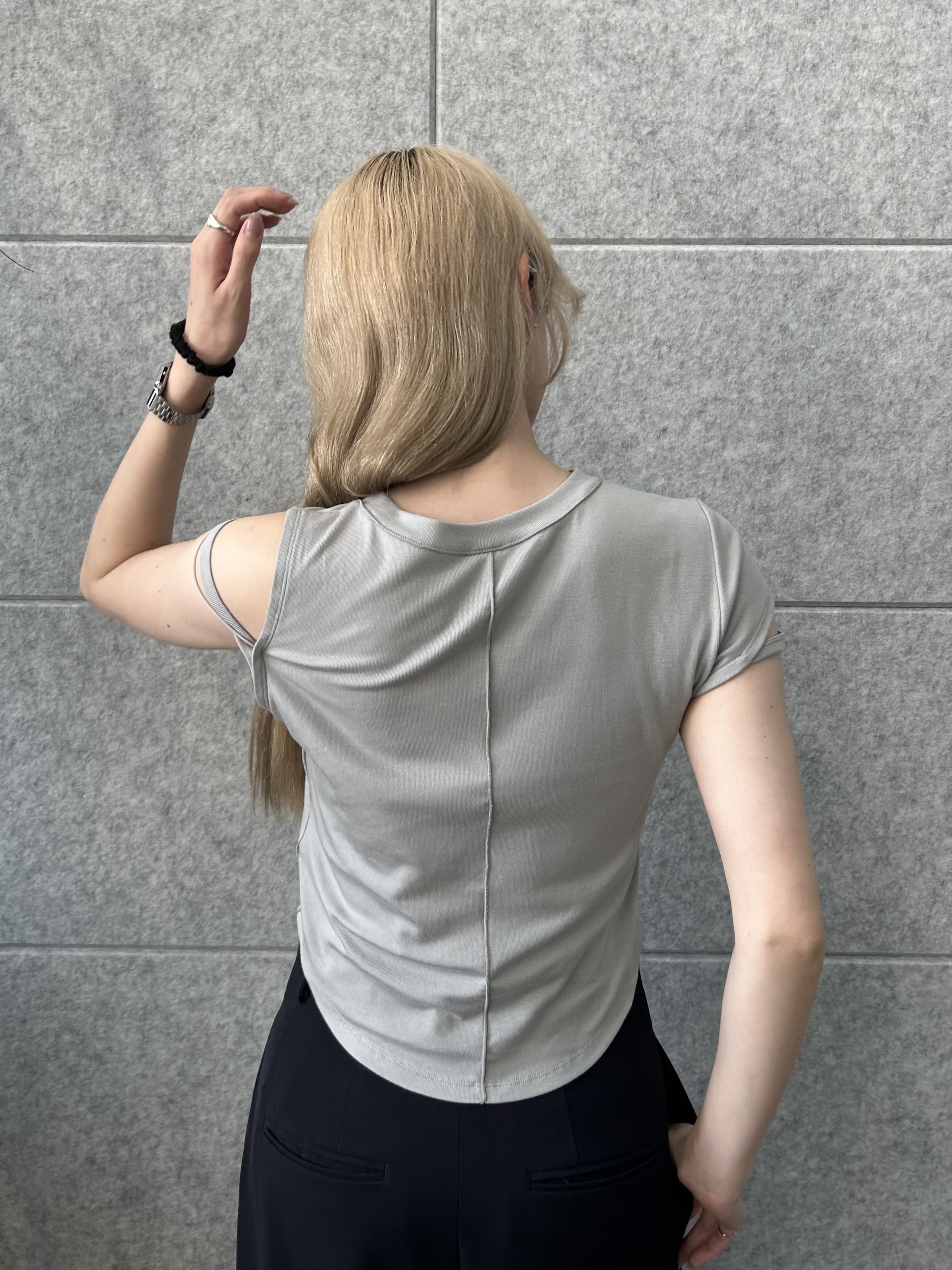honoka Aさんの「CODE A｜compact edge tee」を使ったコーディネート