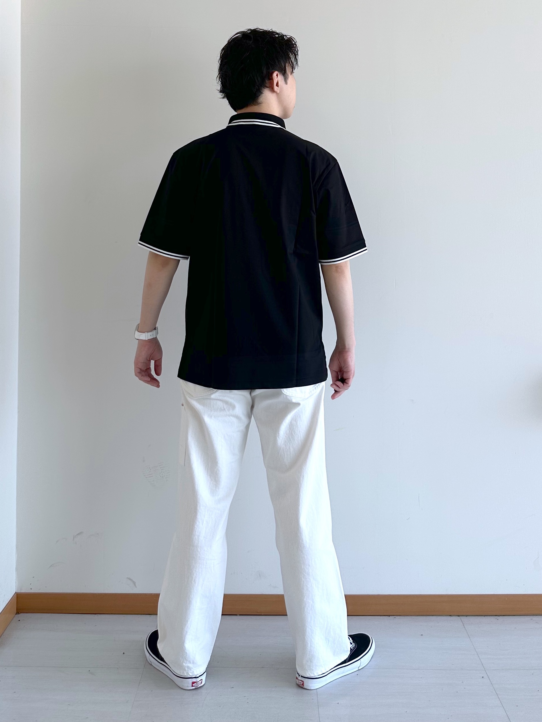 イッシーさんの「TAKEO KIKUCHI｜【BOWLER HAT LABEL】アイスクリアコットン ボーラーハットウォーカー ポロシャツ」を使ったコーディネート