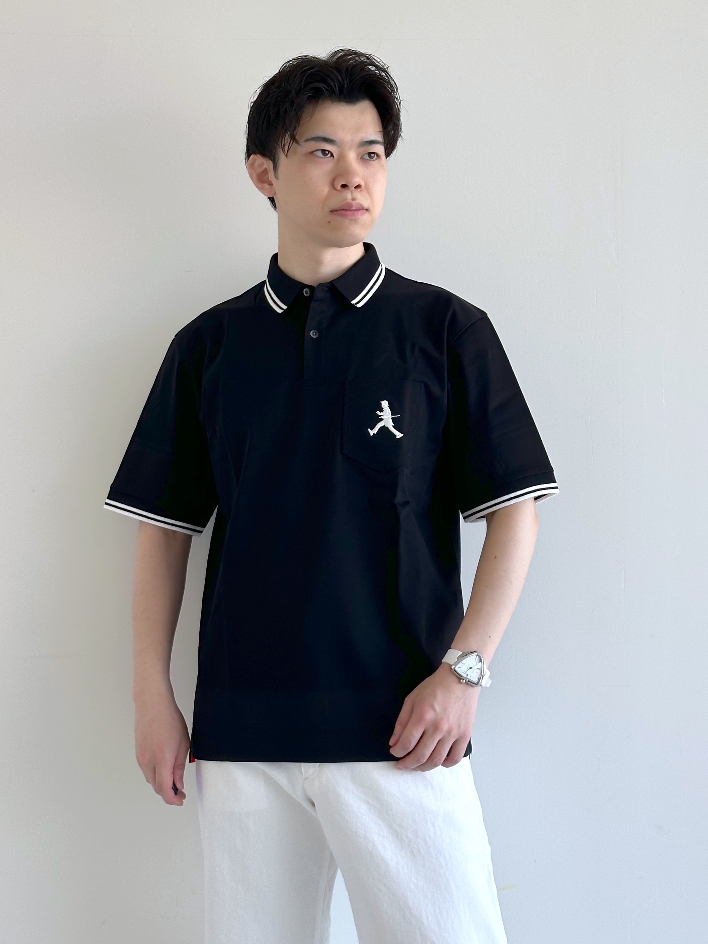 イッシーさんの「TAKEO KIKUCHI｜【BOWLER HAT LABEL】アイスクリアコットン ボーラーハットウォーカー ポロシャツ」を使ったコーディネート