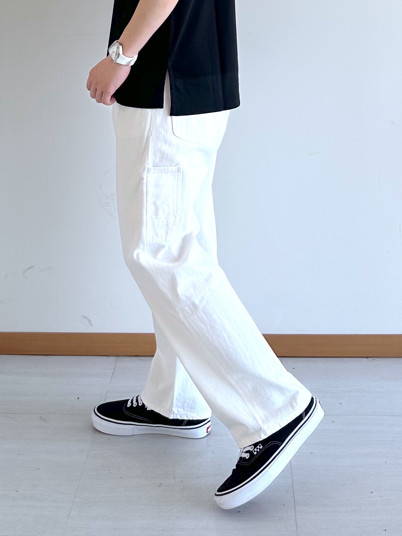 イッシーさんの「TAKEO KIKUCHI｜【BOWLER HAT LABEL】アイスクリアコットン ボーラーハットウォーカー ポロシャツ」を使ったコーディネート