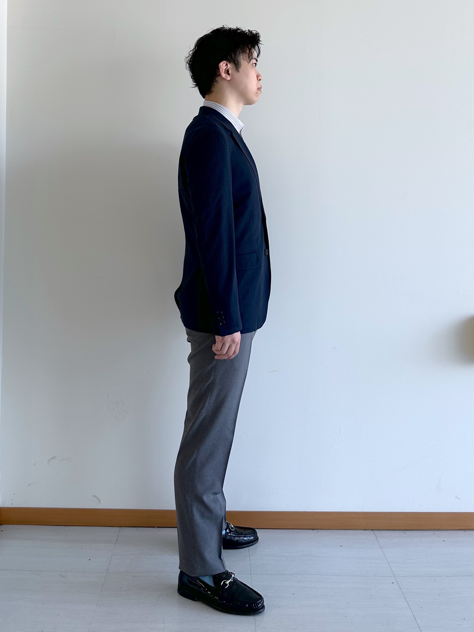 イッシーさんの「TAKEO KIKUCHI｜【Begin5月号掲載/通気性】トリコットサッカー ジャケット」を使ったコーディネート