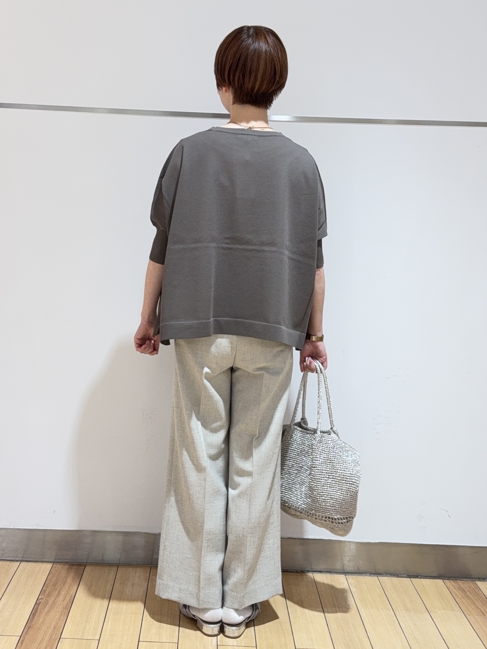 あやさんの「UNTITLED｜【アンサンブル可/洗える】シアーレーヨンニット」を使ったコーディネート