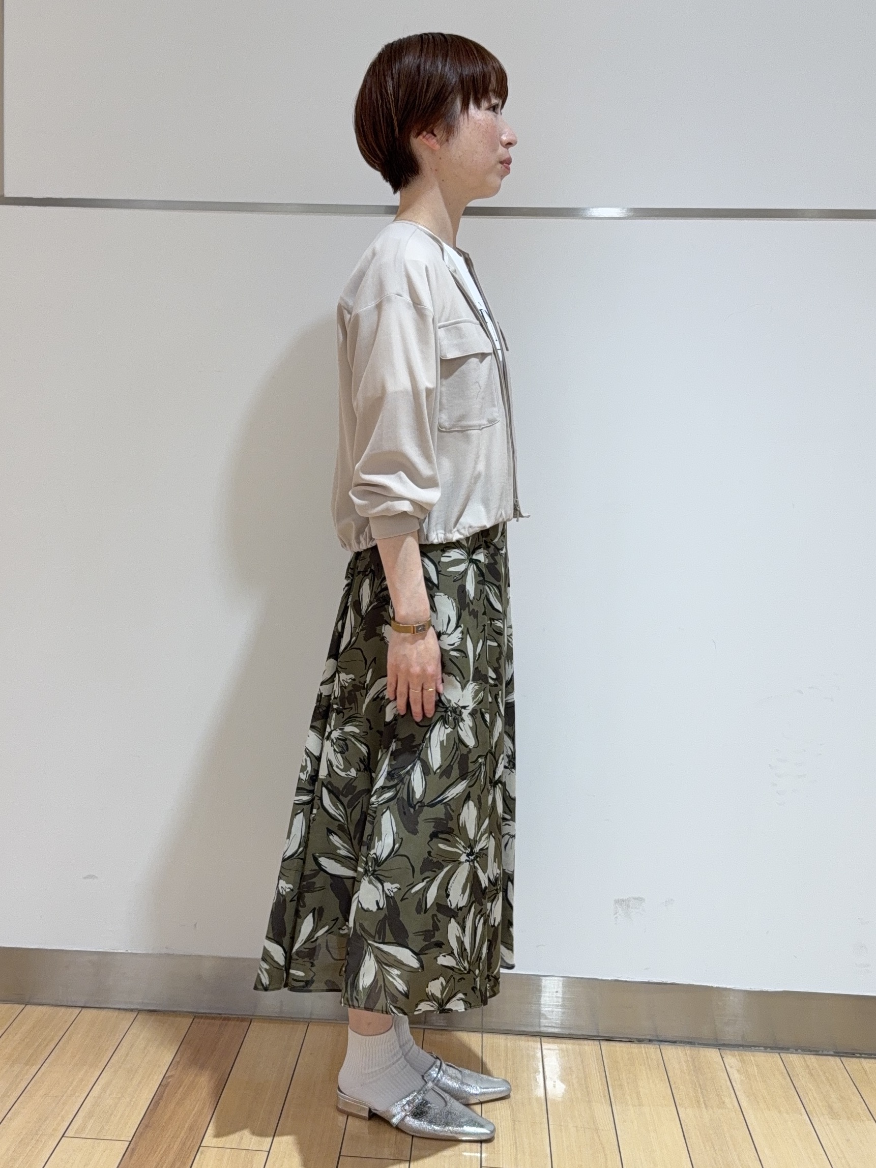 あやさんの「UNTITLED｜◆【洗える】シアーブルゾン」を使ったコーディネート