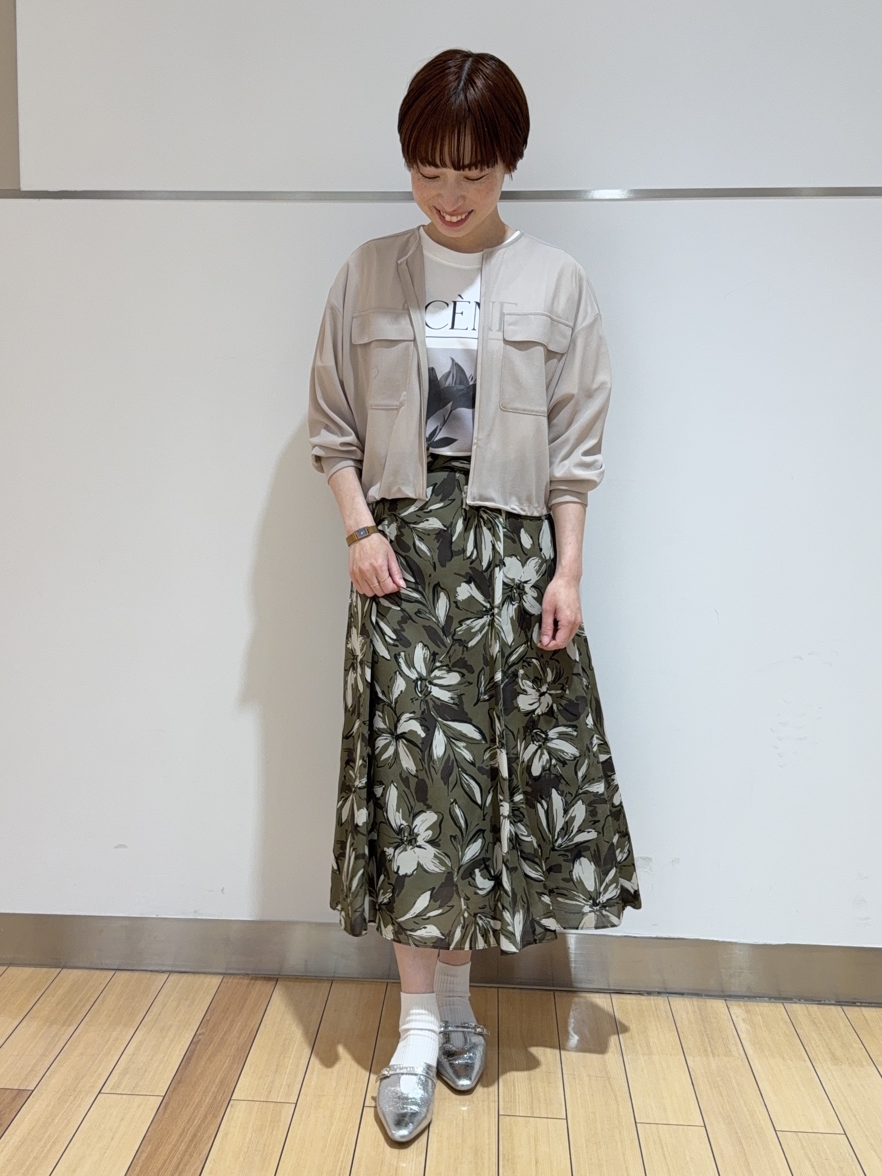 あやさんの「UNTITLED｜◆【洗える】シアーブルゾン」を使ったコーディネート