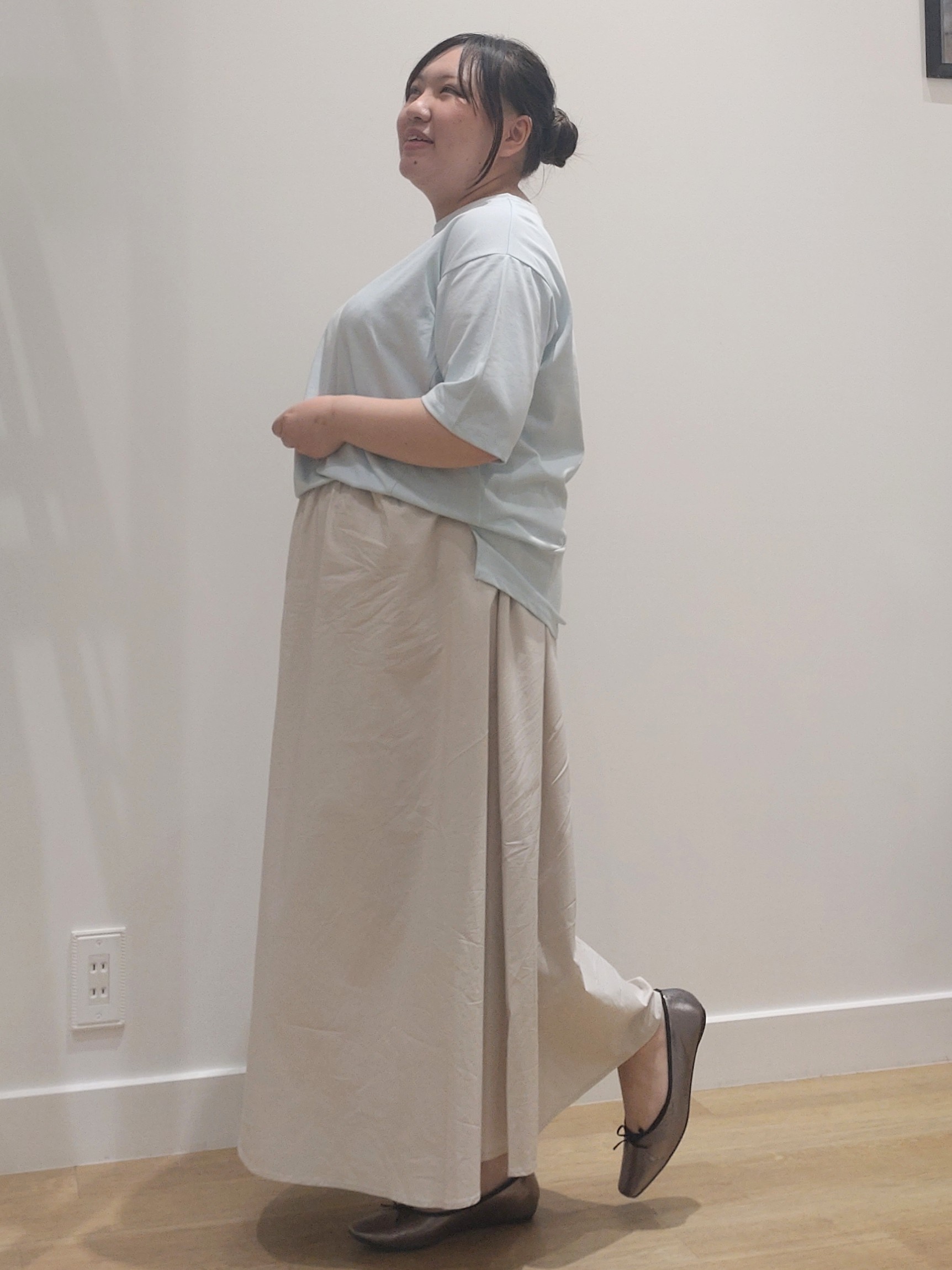 yuzuhaさんの「Dessin｜【UVカット/接触冷感】プレーティングTシャツ」を使ったコーディネート