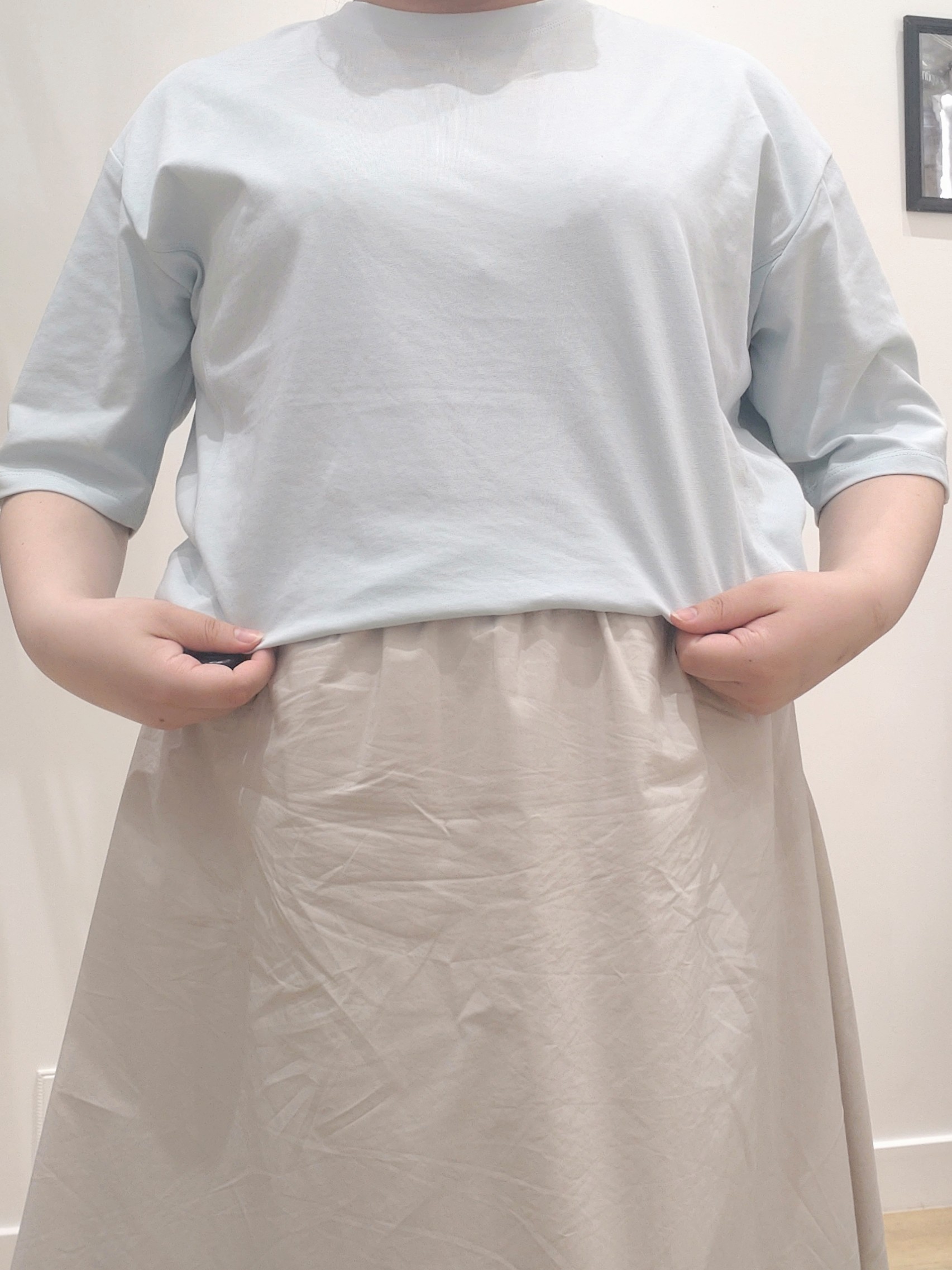 yuzuhaさんの「Dessin｜【UVカット/接触冷感】プレーティングTシャツ」を使ったコーディネート