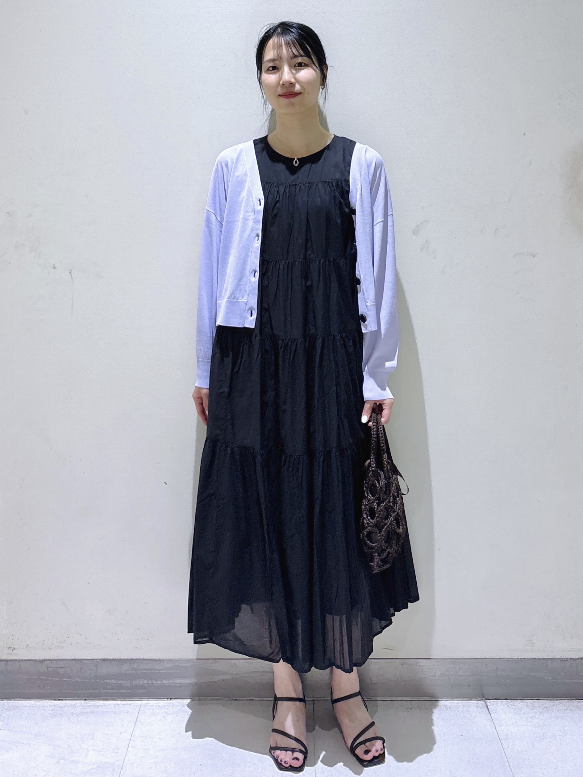 sachikoさんの「OPAQUE.CLIP｜【UV／接触冷感】Vネックリラクシーニットカーディガン《洗濯機OK／抗ピル》」を使ったコーディネート