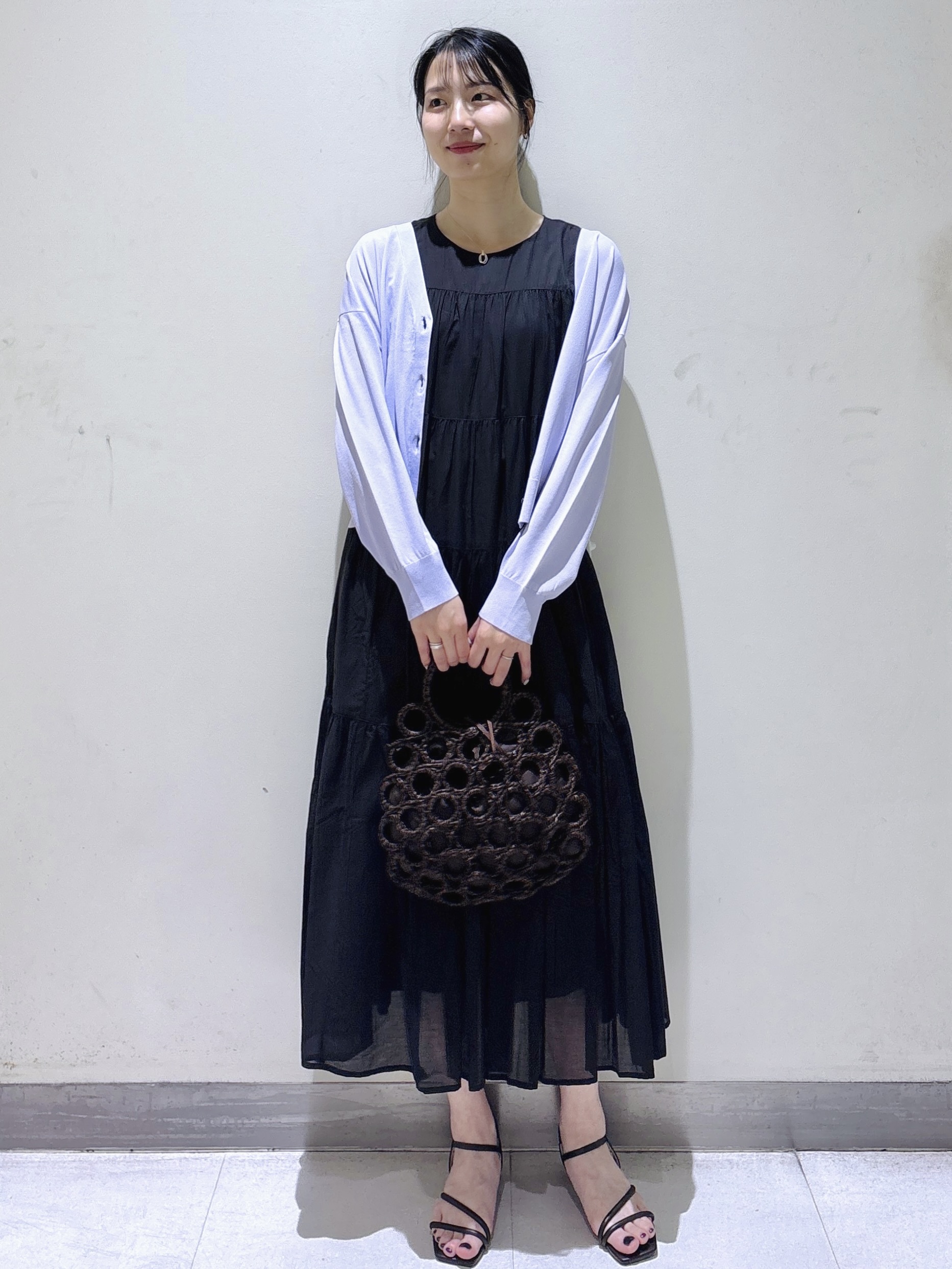 sachikoさんの「OPAQUE.CLIP｜【UV／接触冷感】Vネックリラクシーニットカーディガン《洗濯機OK／抗ピル》」を使ったコーディネート