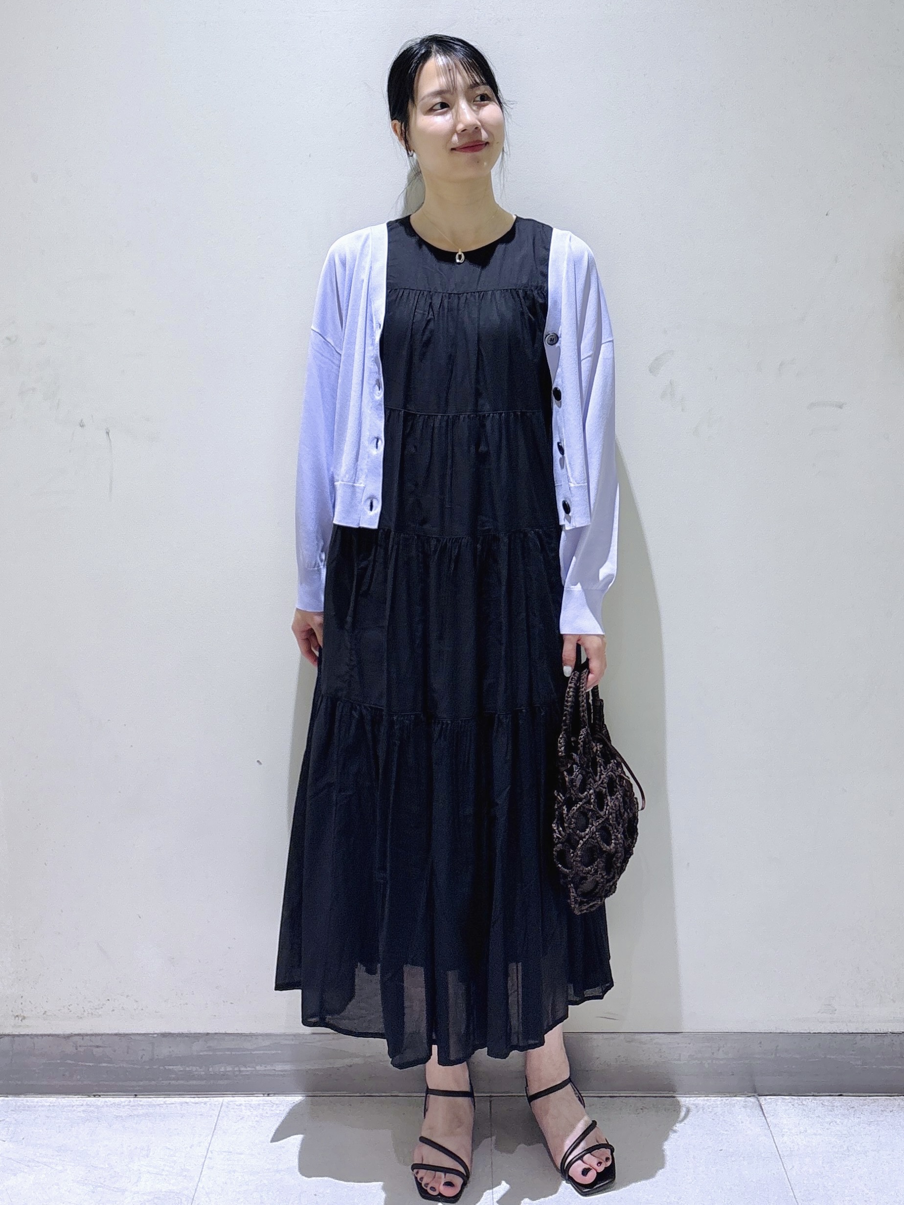 sachikoさんの「OPAQUE.CLIP｜【UV／接触冷感】Vネックリラクシーニットカーディガン《洗濯機OK／抗ピル》」を使ったコーディネート