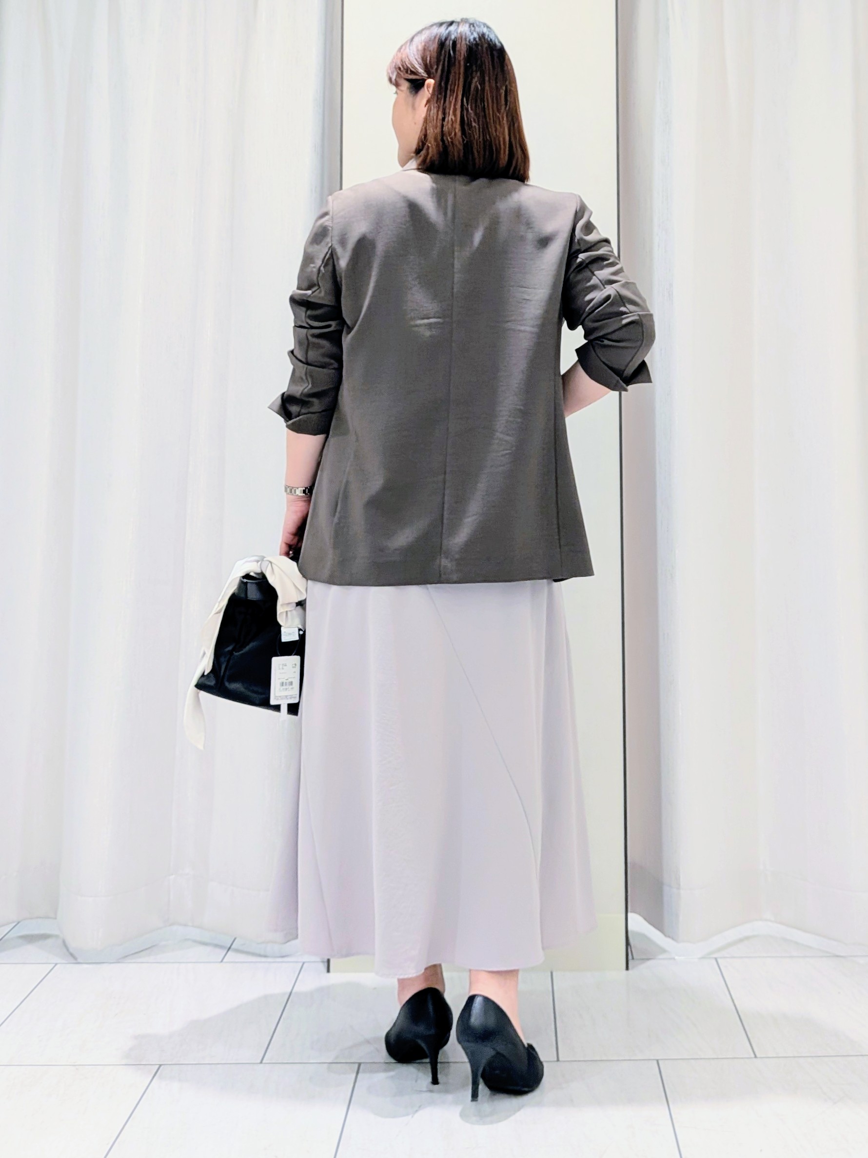 Onumaさんの「UNTITLED｜【セットアップ可/接触冷感/遮熱】リラクシーフレアスカート」を使ったコーディネート