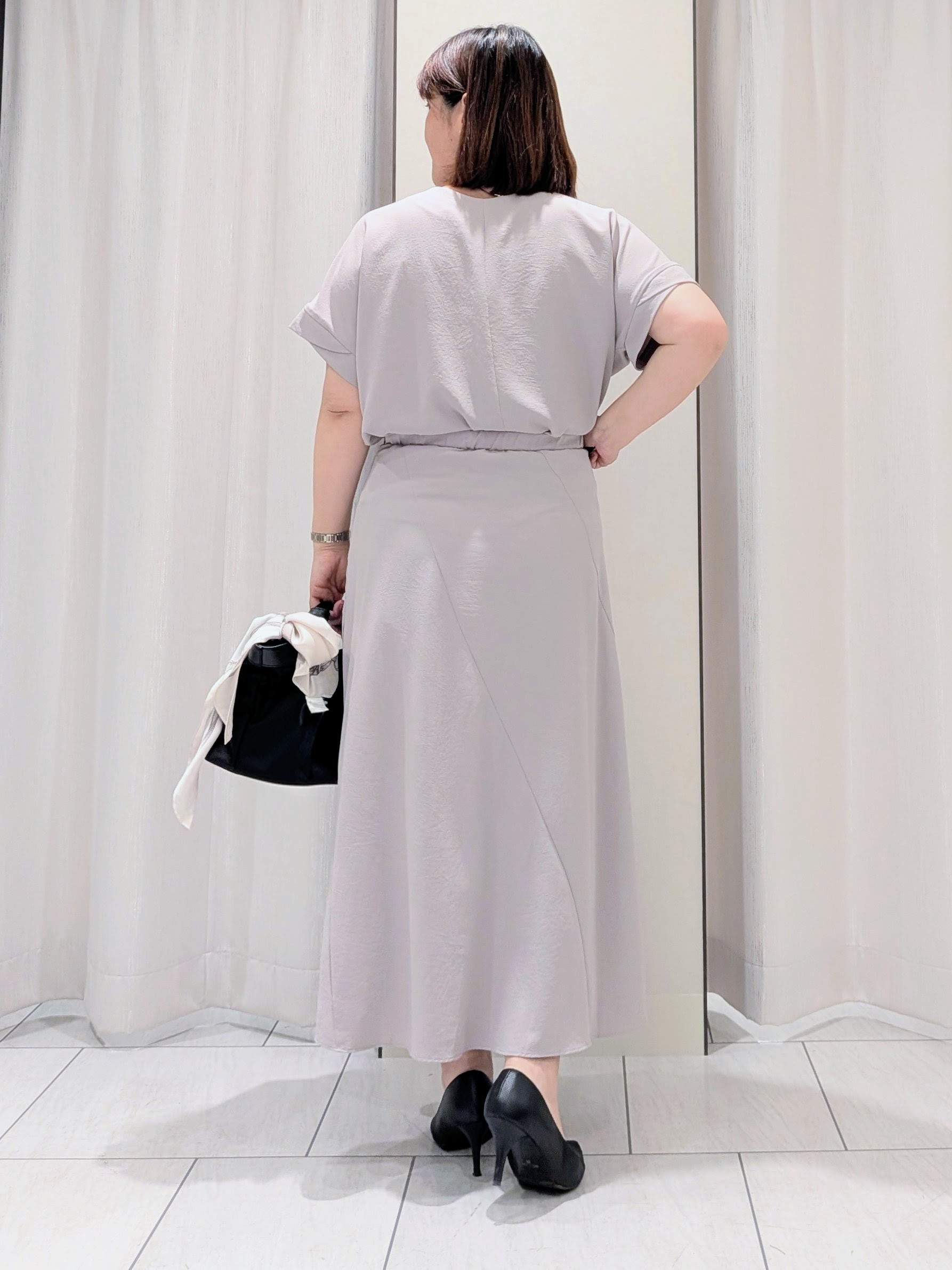 Onumaさんの「UNTITLED｜【セットアップ可/接触冷感/遮熱】リラクシーフレアスカート」を使ったコーディネート