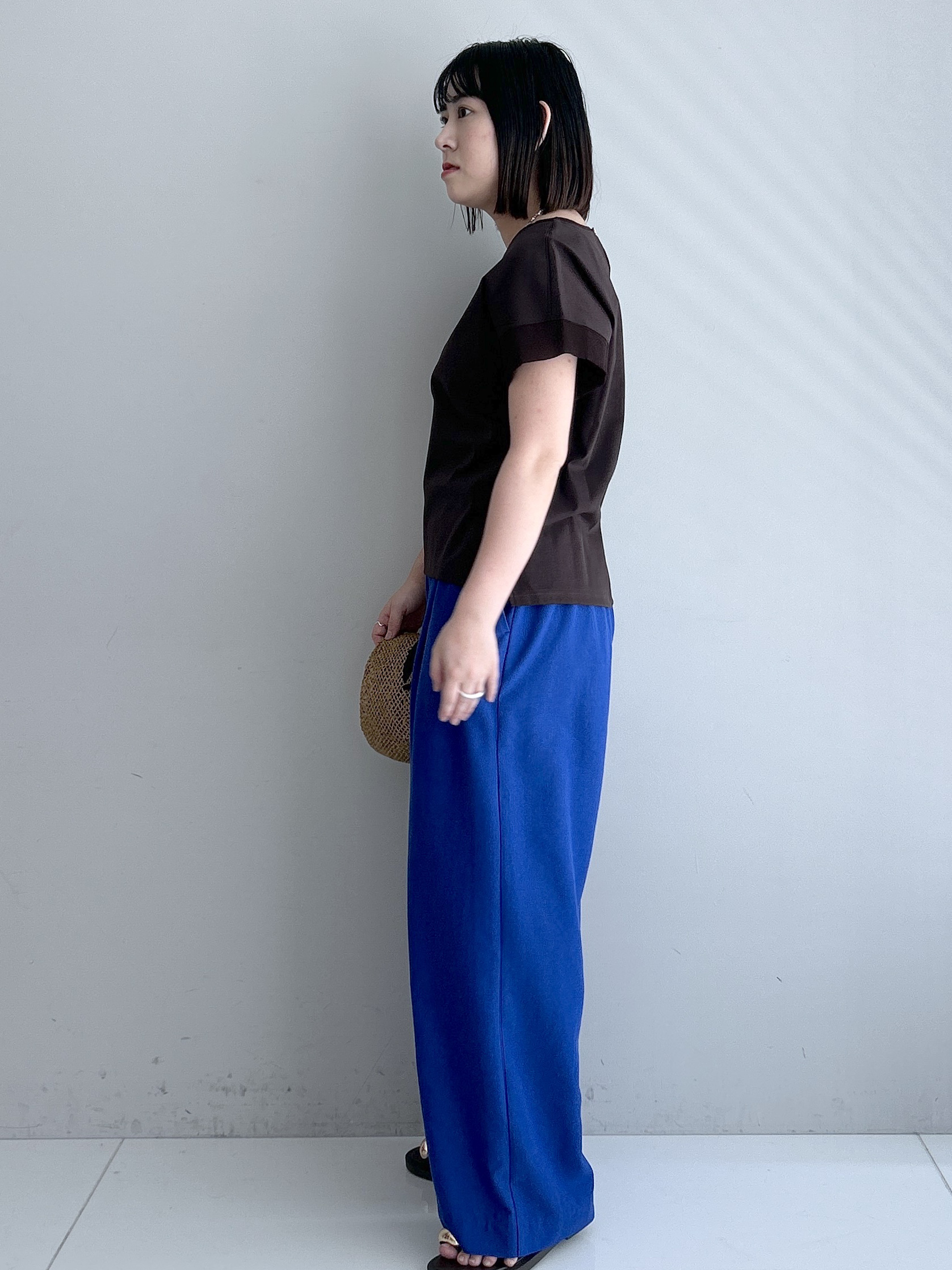 Hirokaさんの「Dessin｜【UVカット/接触冷感】美光沢カットソー」を使ったコーディネート