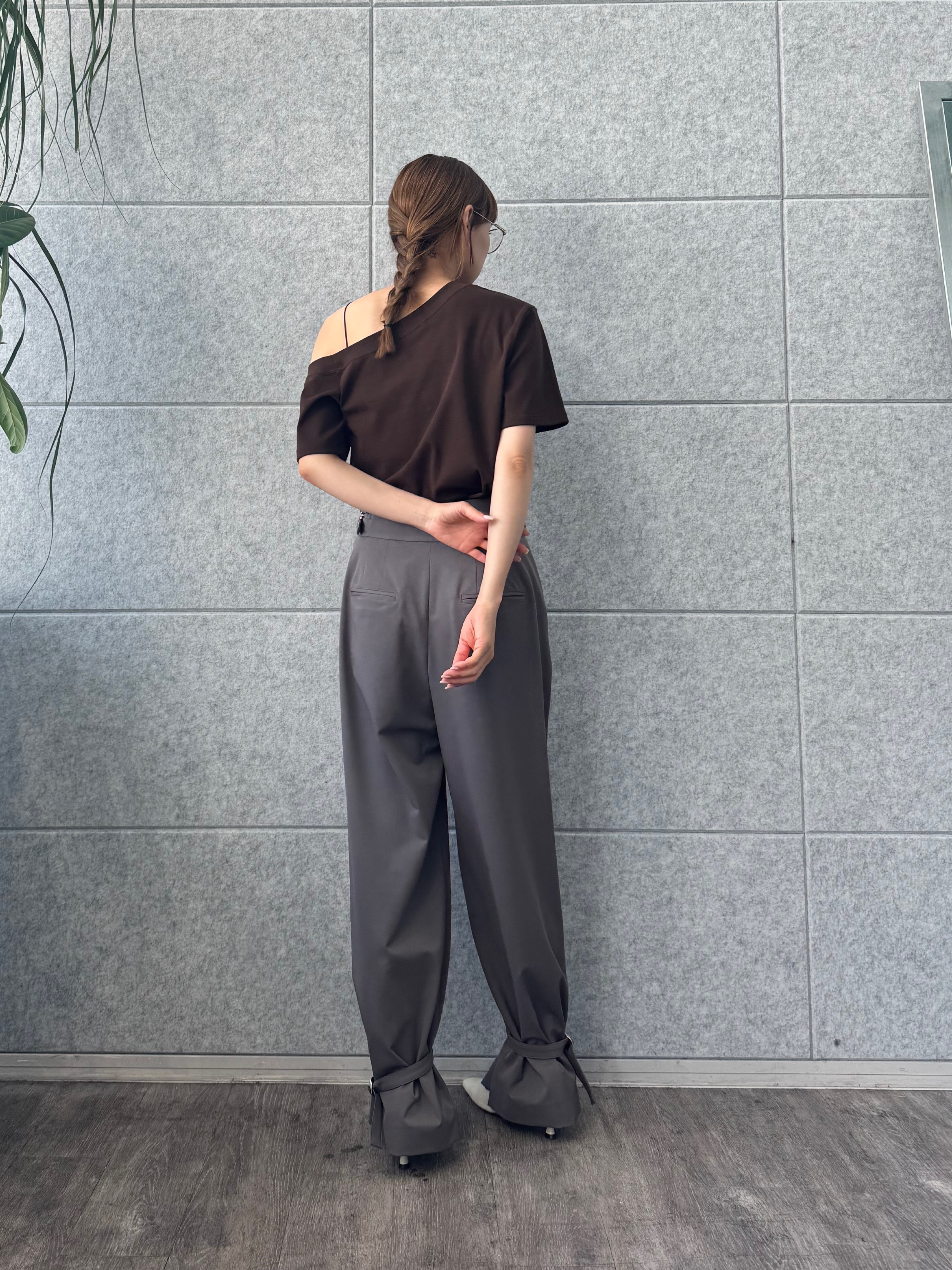 designer yukaさんの「CODE A｜PROTAGONISTA｜asymmetry tee」を使ったコーディネート
