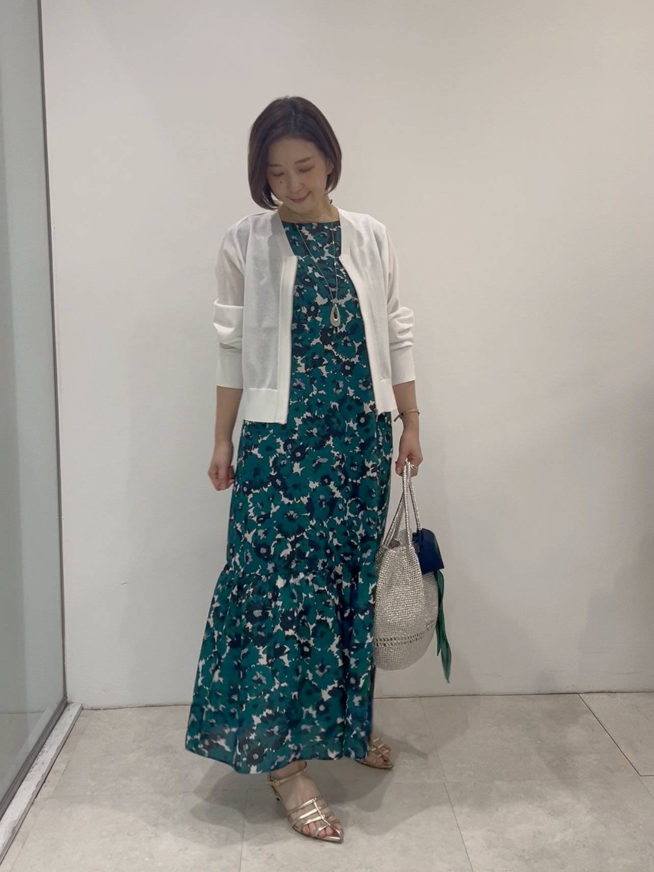 まどかさんの「UNTITLED｜【ステンレスチェーン】ティアーズネックレス」を使ったコーディネート