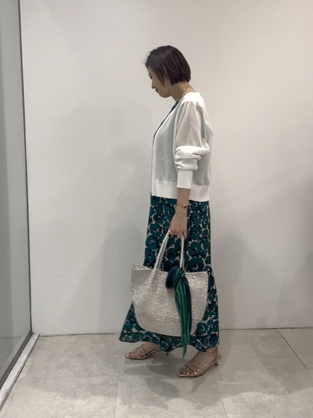 まどかさんの「UNTITLED｜【ステンレスチェーン】ティアーズネックレス」を使ったコーディネート