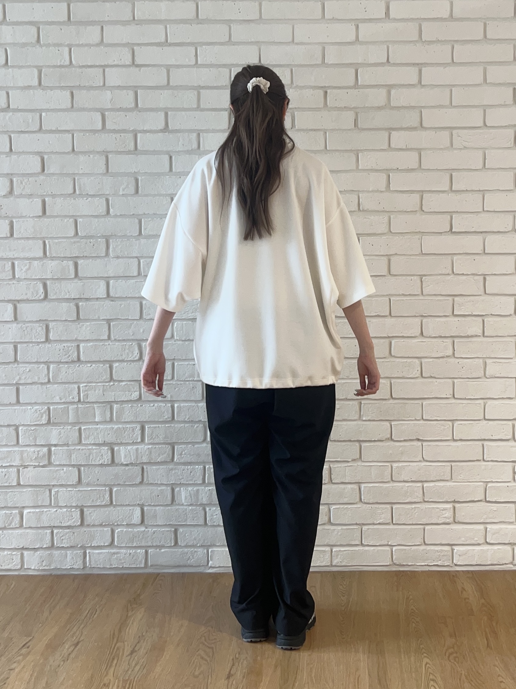 mさんの「tk.TAKEO KIKUCHI｜【昨年売上NO.1】マシュマロドルマンカットソー/柔らか/ふわふわタッチ」を使ったコーディネート