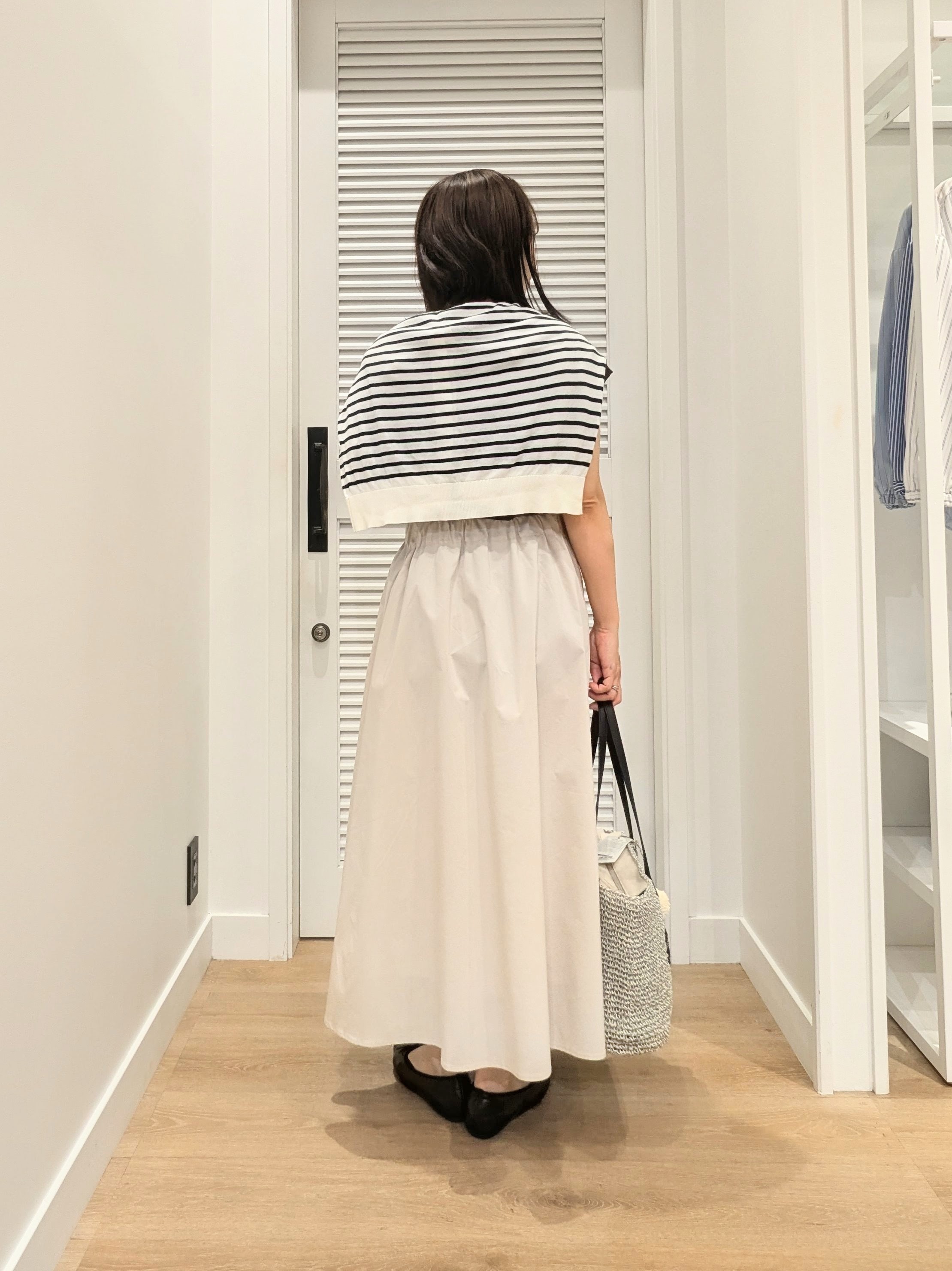 enさんの「Dessin｜【UVカット/接触冷感】美光沢カットソー」を使ったコーディネート