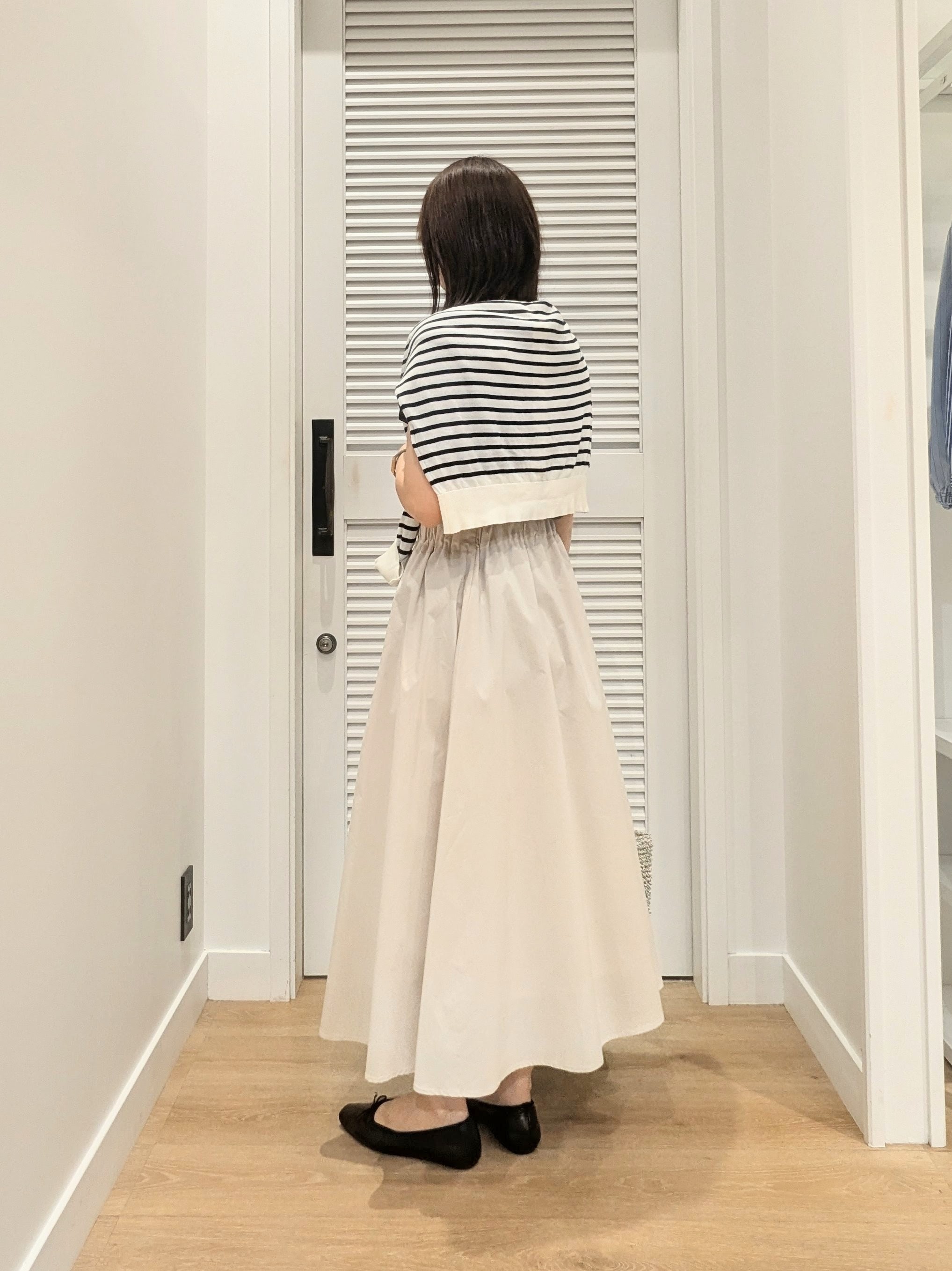 enさんの「Dessin｜【UVカット/接触冷感】美光沢カットソー」を使ったコーディネート
