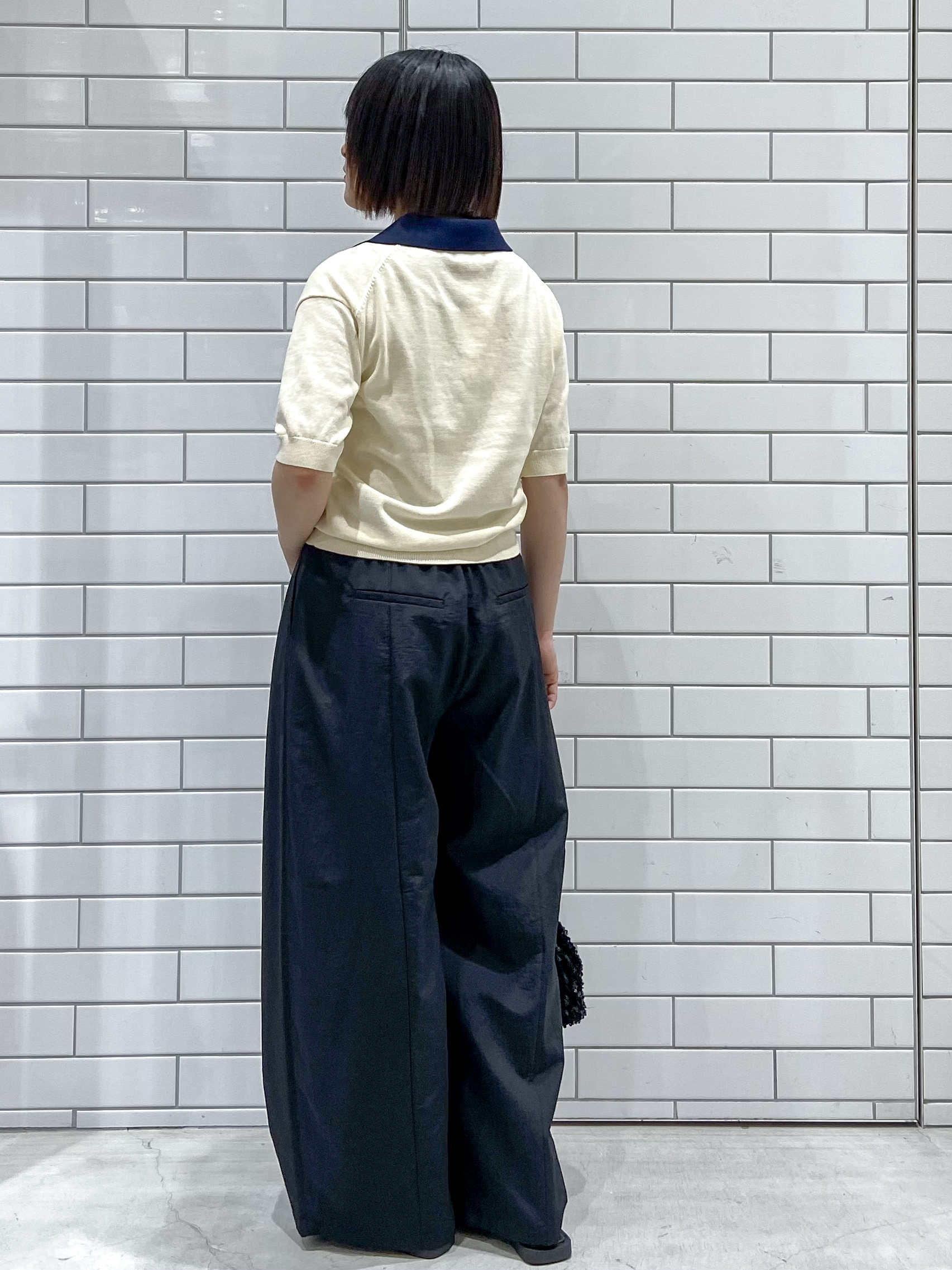 kimiさんの「OPAQUE.CLIP｜ビッグポロ衿ニット【洗濯機OK】」を使ったコーディネート