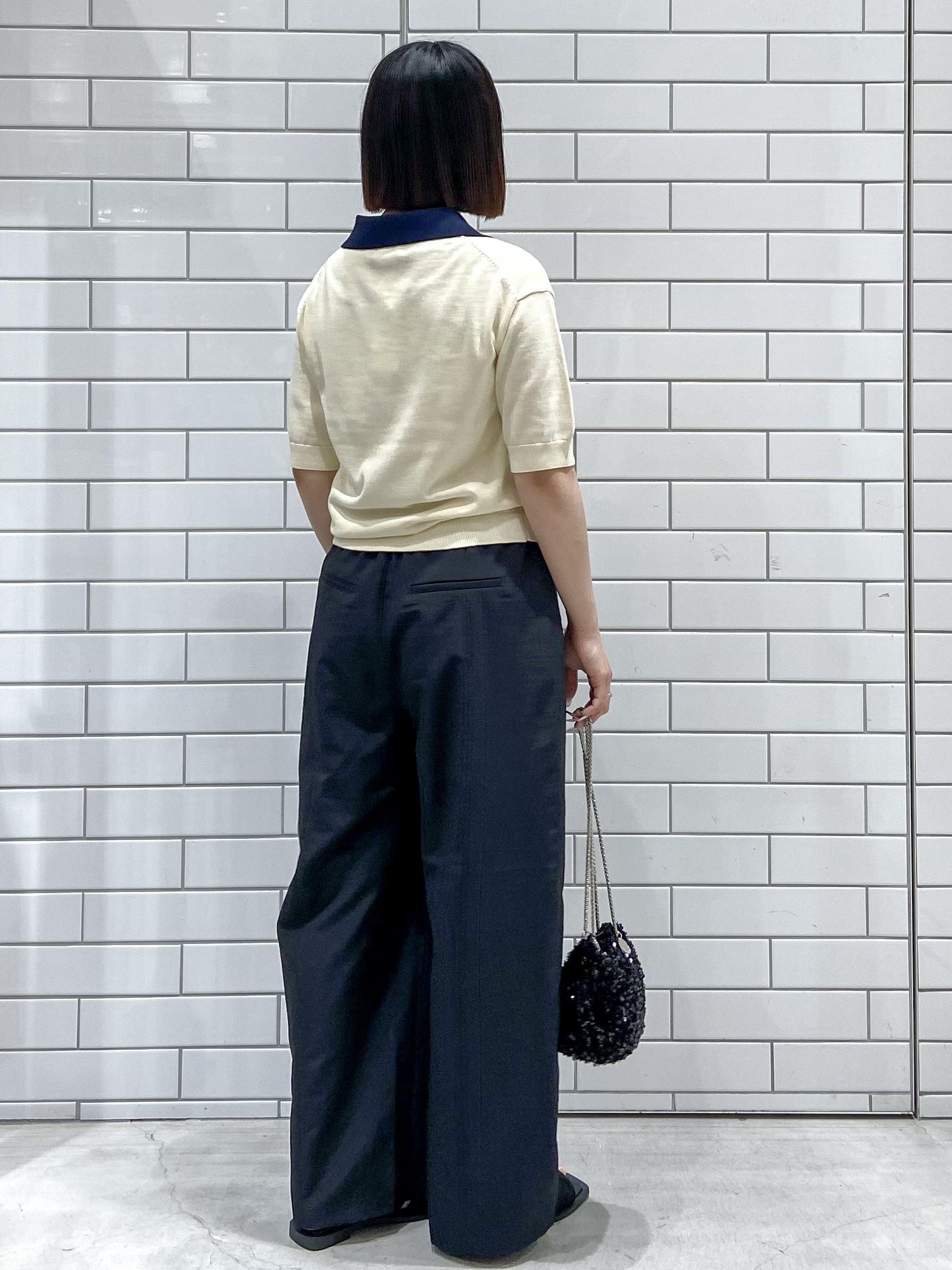 kimiさんの「OPAQUE.CLIP｜ビッグポロ衿ニット【洗濯機OK】」を使ったコーディネート