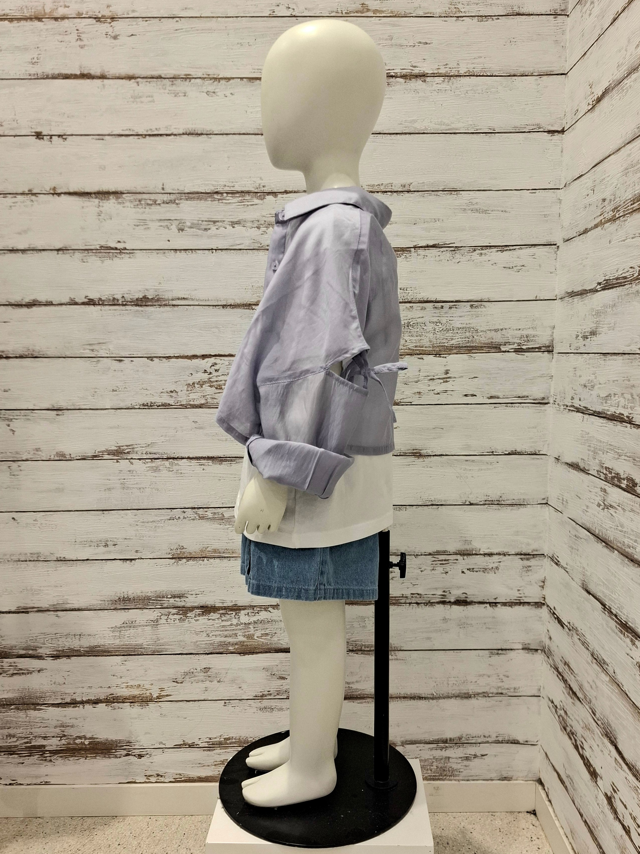 haruさんの「SHOO･LA･RUE｜【100-150cm】デニムスカパン」を使ったコーディネート