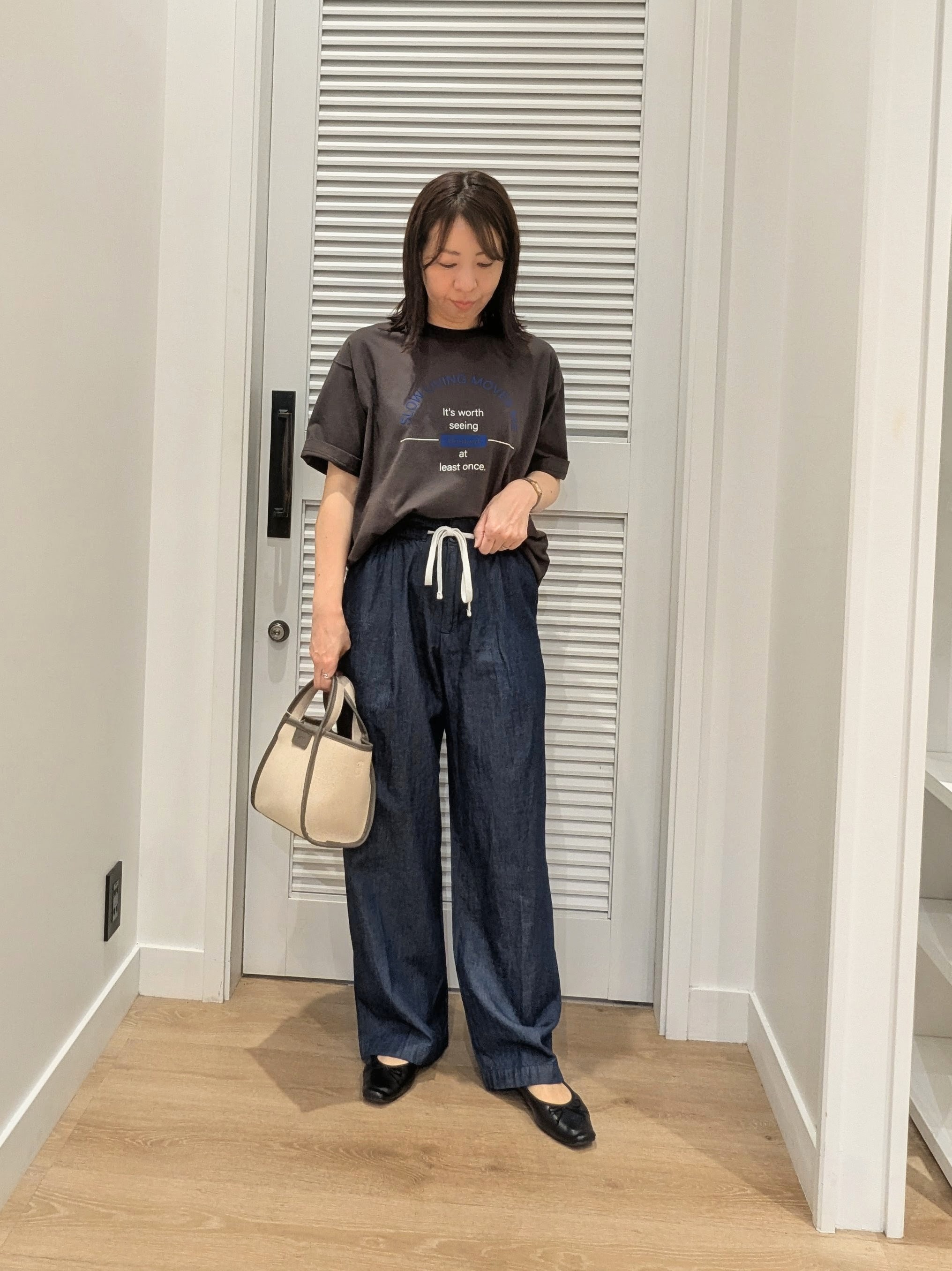 enさんの「Dessin｜【洗える】リネン混シャツワンピース」を使ったコーディネート